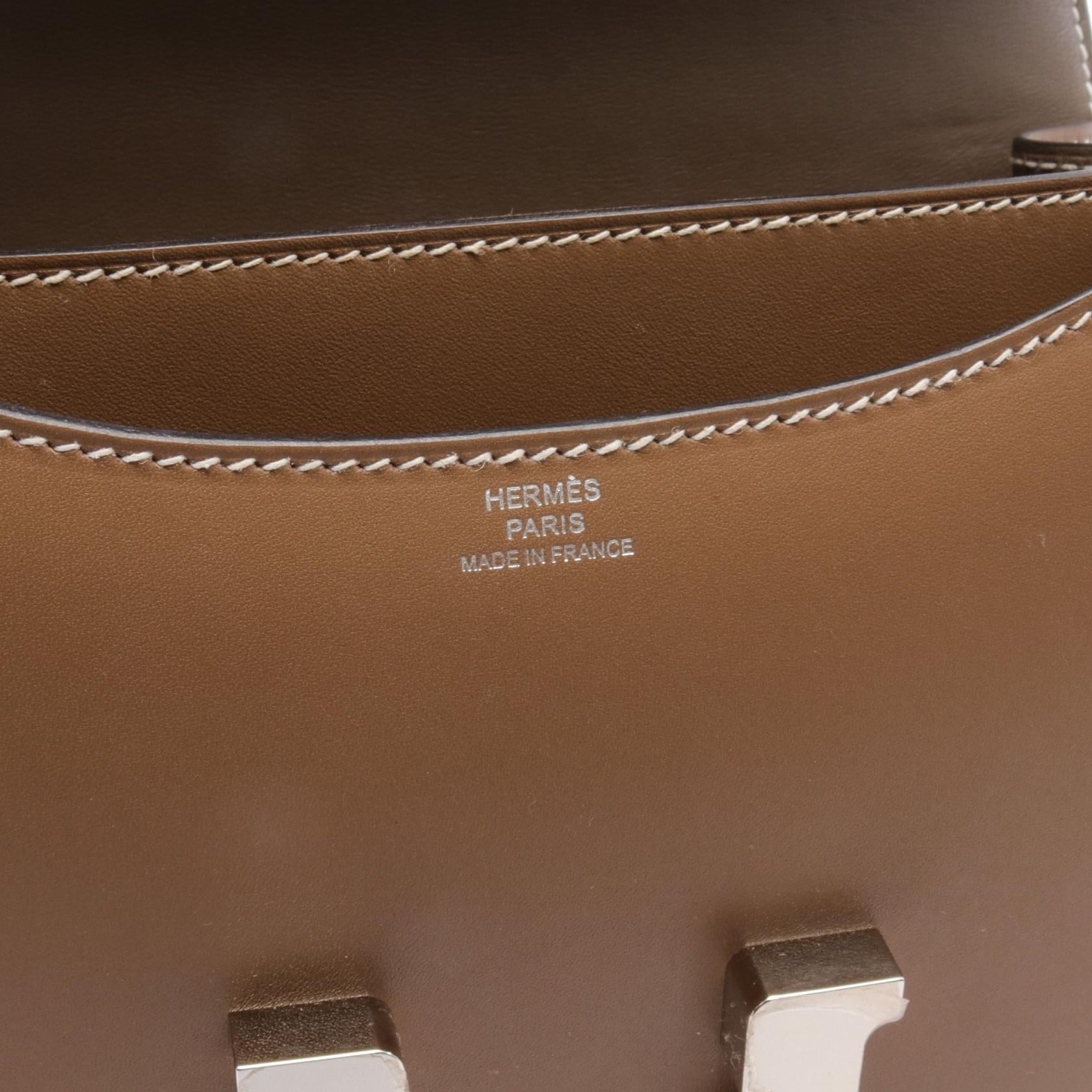 Hermes Constance 3 Mini Shoulder Bag Brown