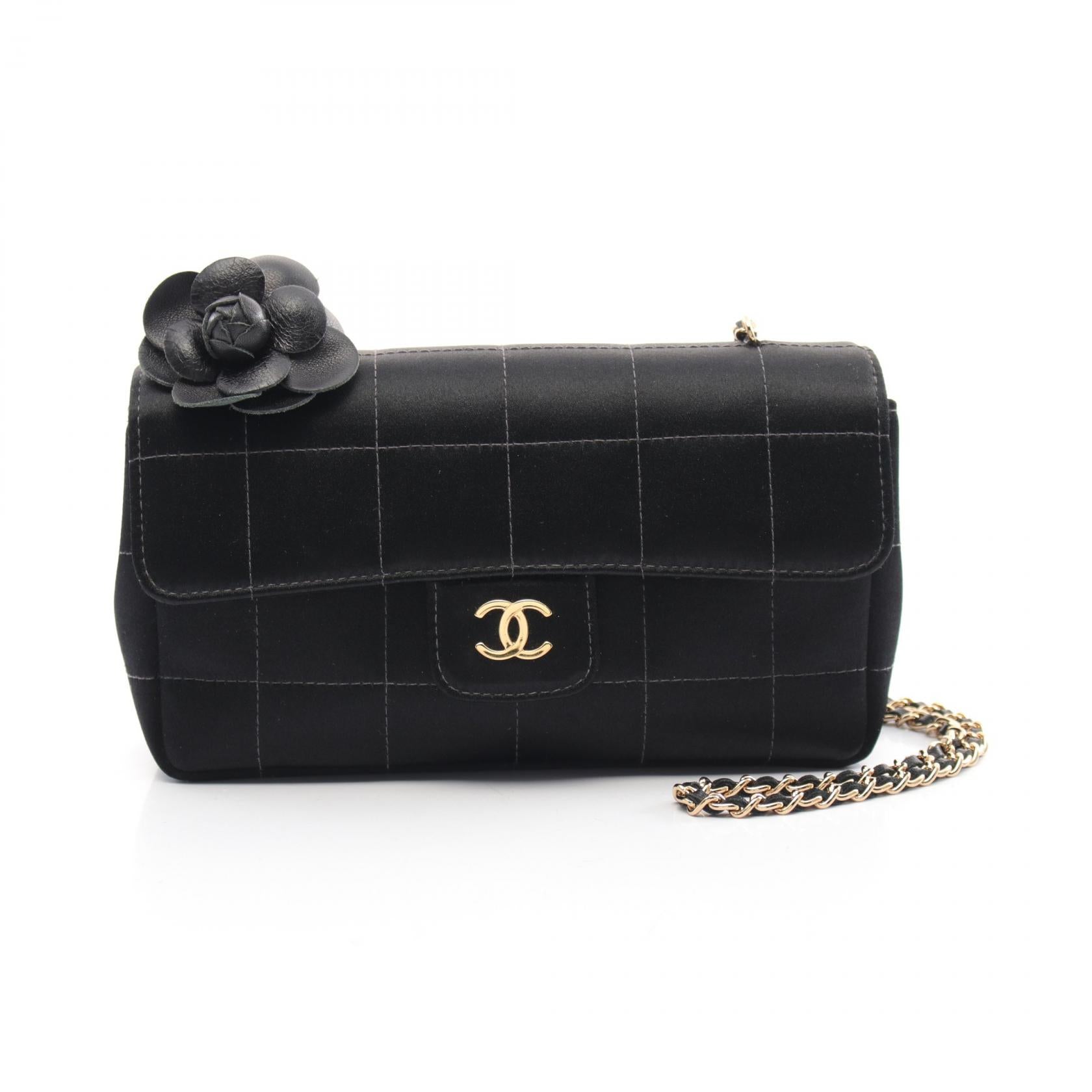 Chanel Camellia Fabric Shoulder Bag A16780