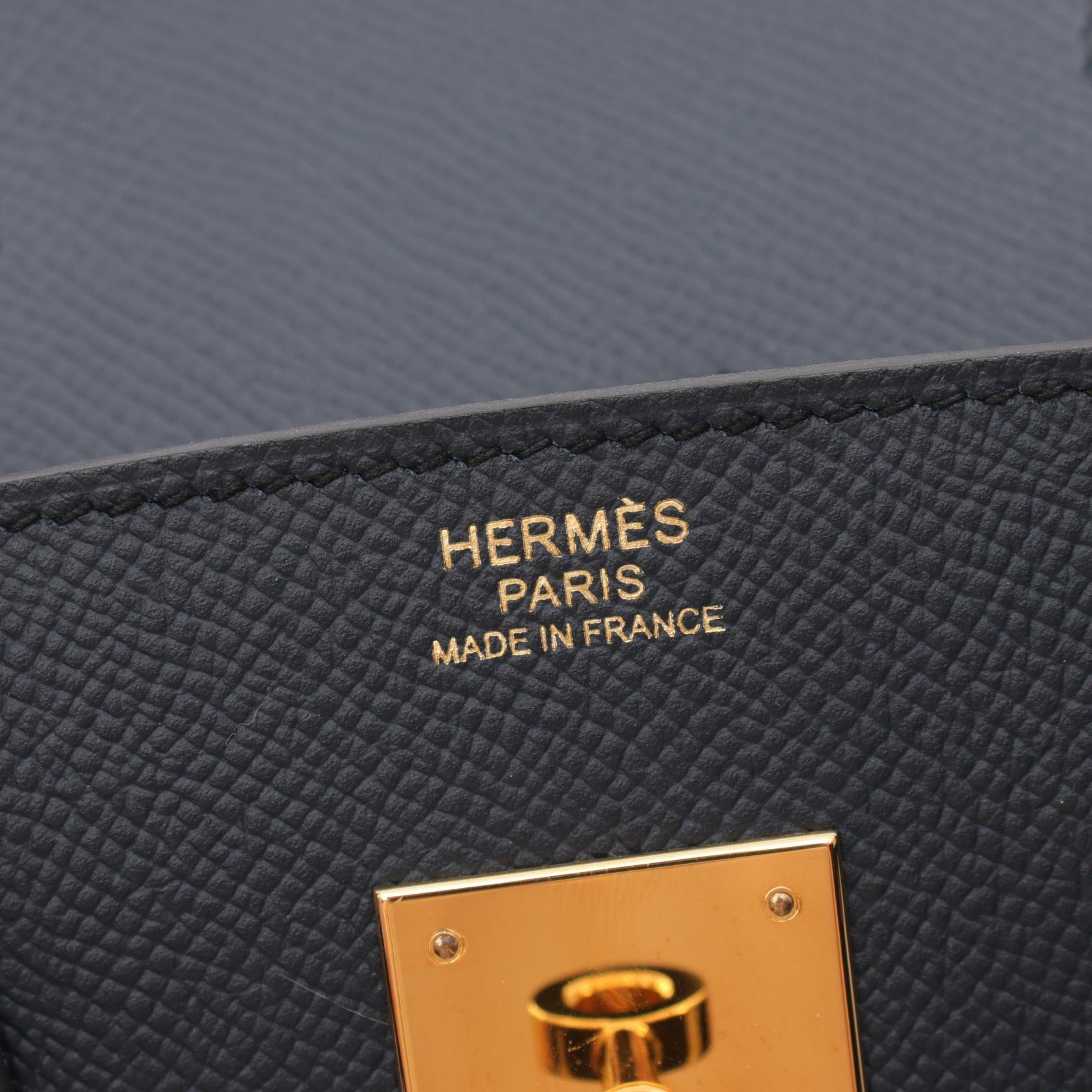 Hermes Birkin 30 Handbag Navy