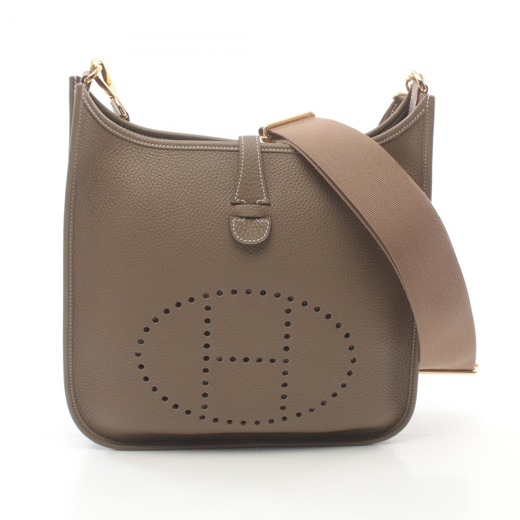 Hermes Evelyne III PM Shoulder Bag Brown