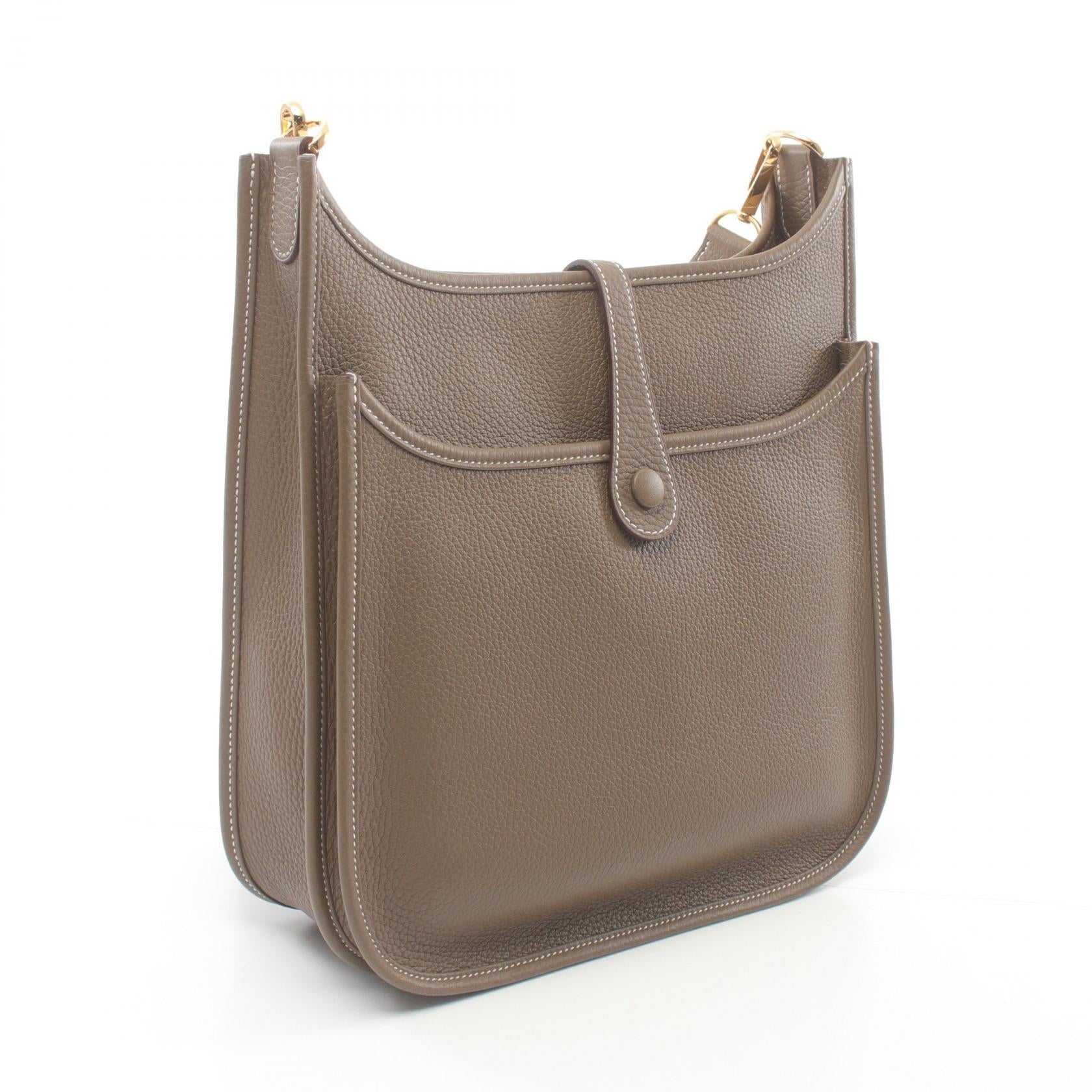 Hermes Evelyne III PM Shoulder Bag Brown