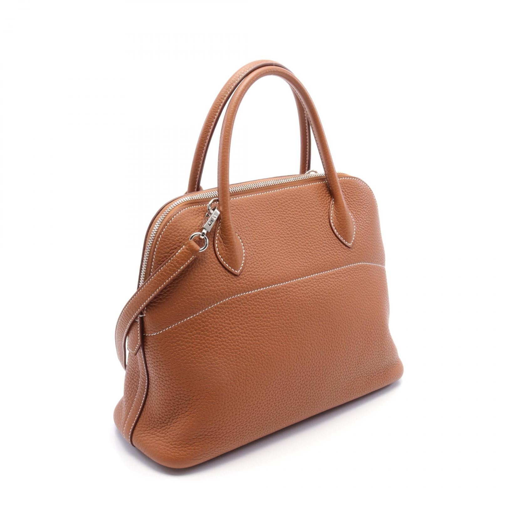 Hermes Bolide 31 Handbag Brown