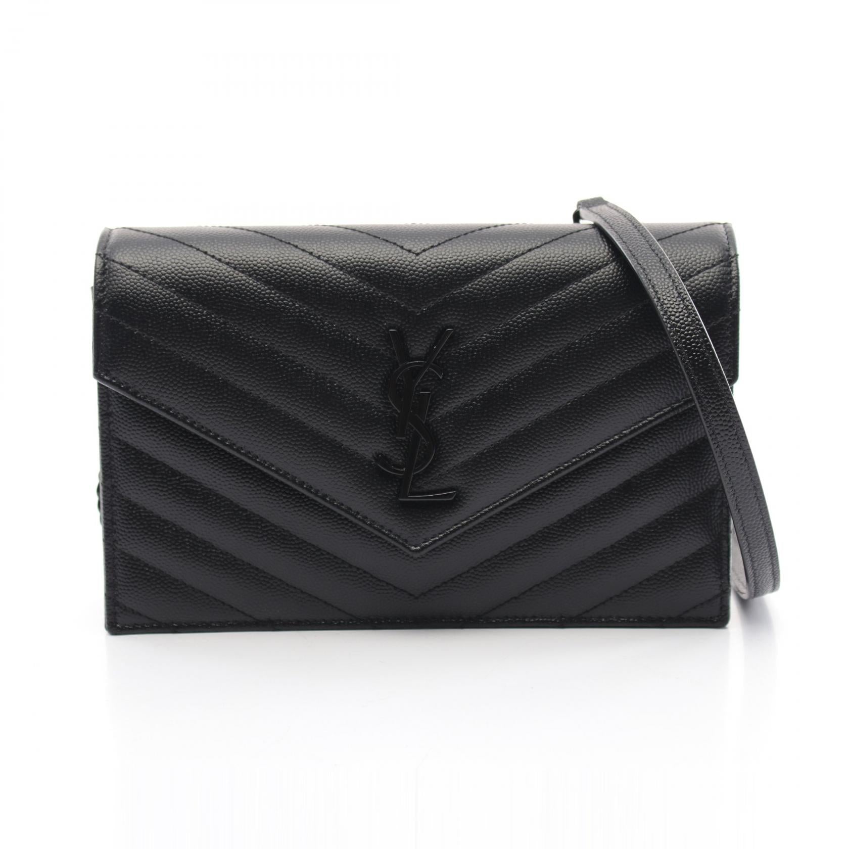 Yves Saint Laurent Cassandra Leather Shoulder Bag