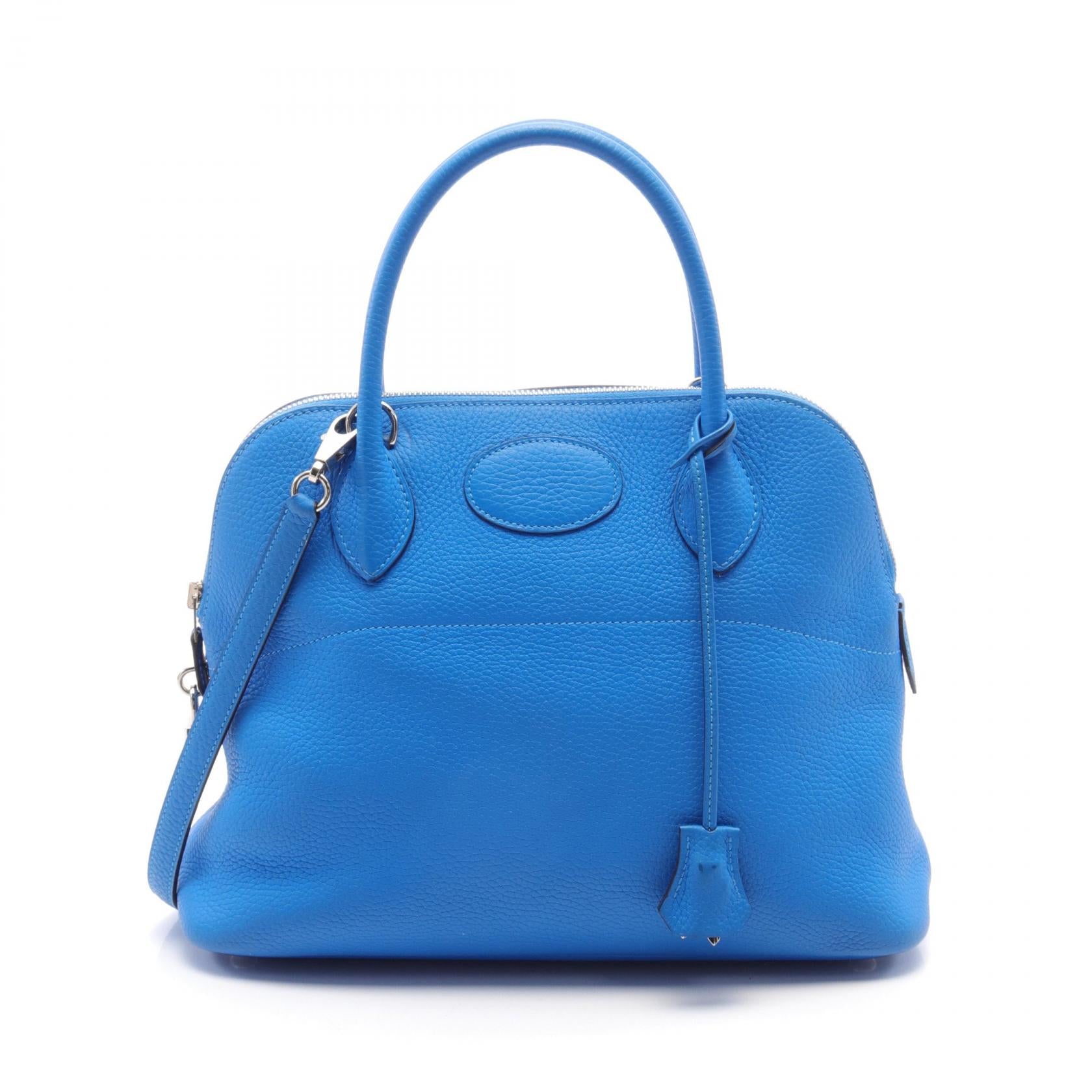 Hermes Bolide 31 Handbag Blue