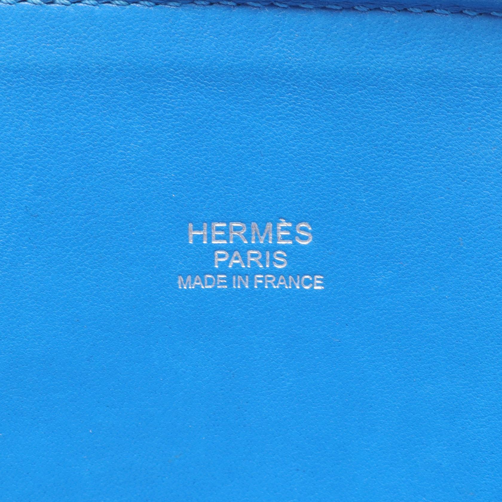 Hermes Bolide 31 Handbag Blue