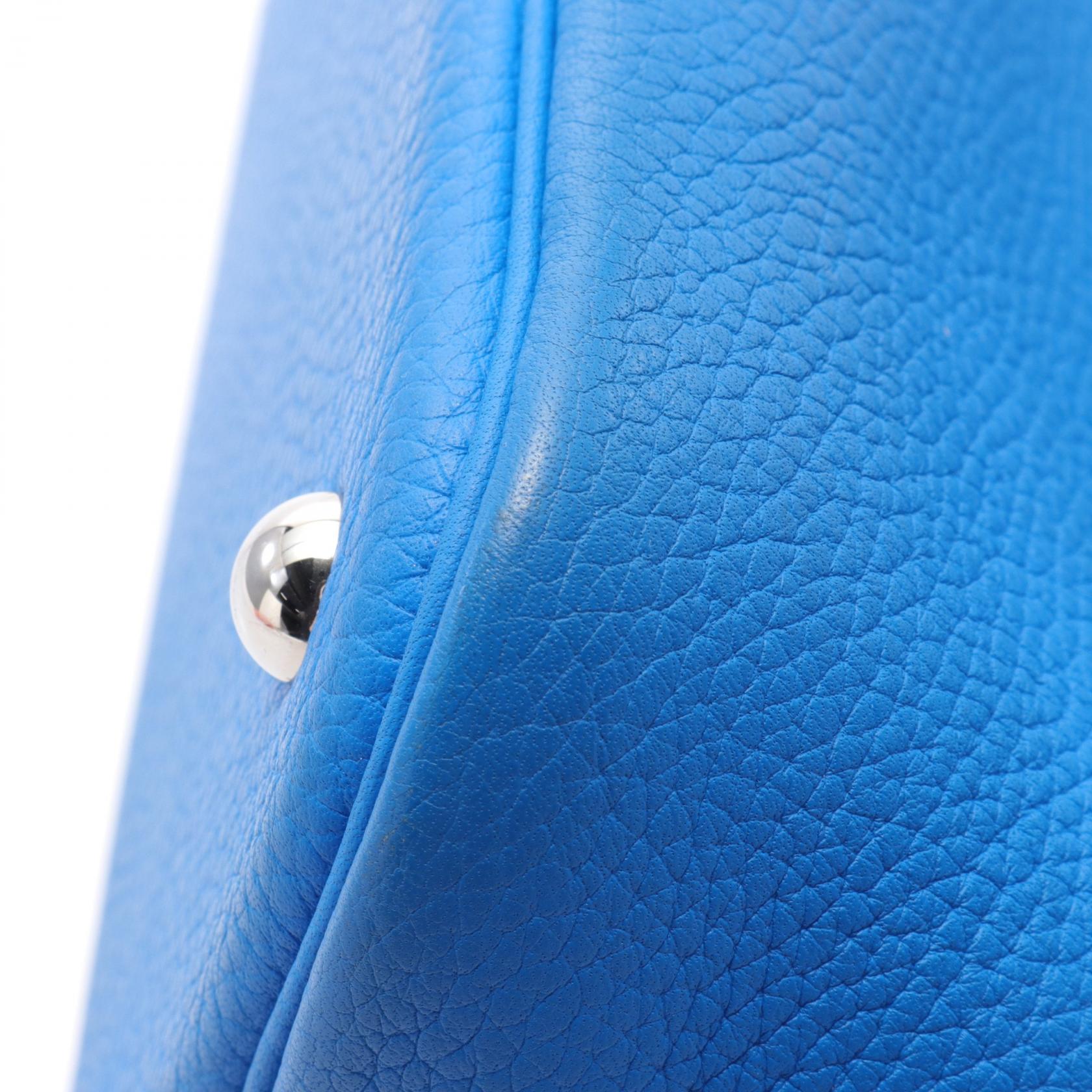 Hermes Bolide 31 Handbag Blue