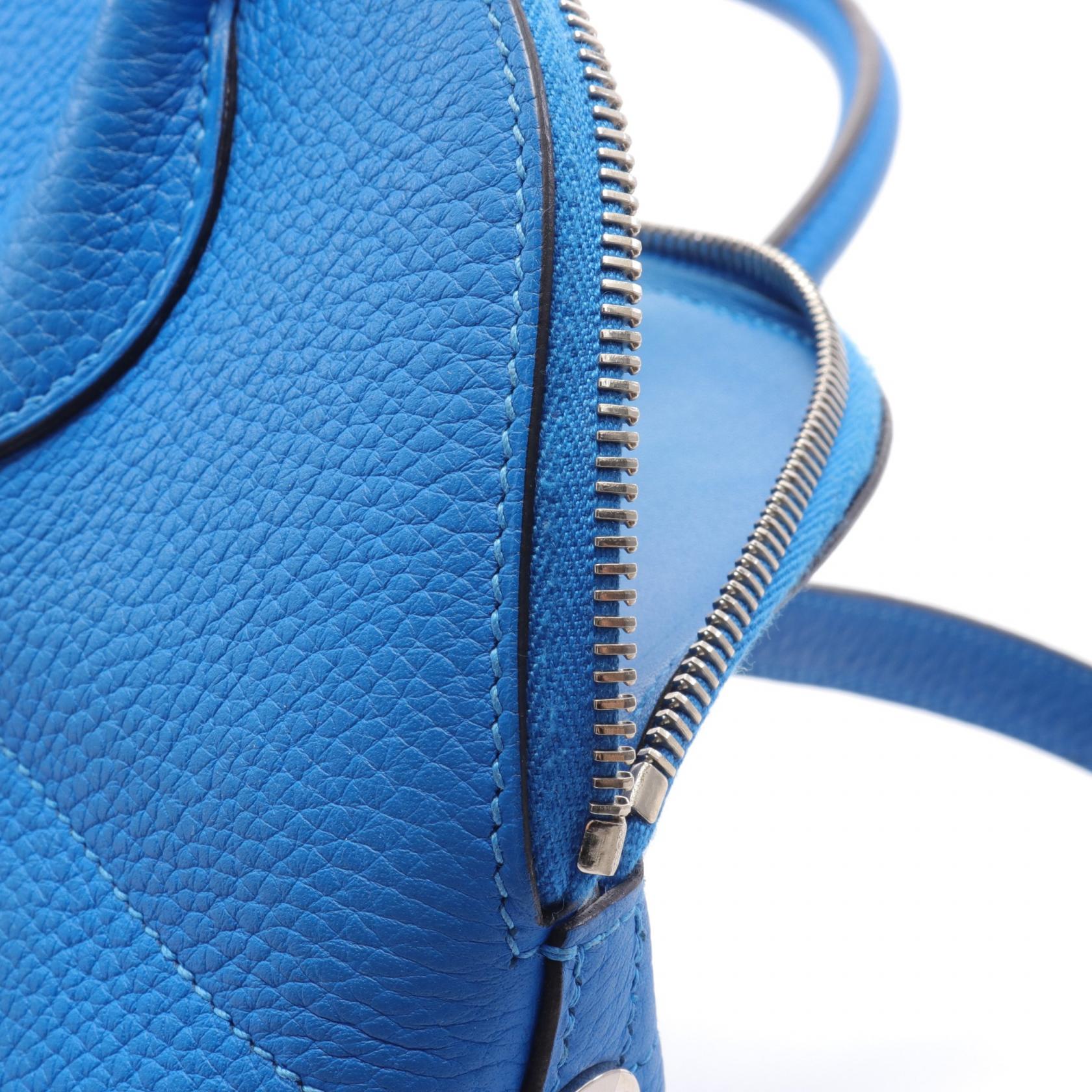 Hermes Bolide 31 Handbag Blue