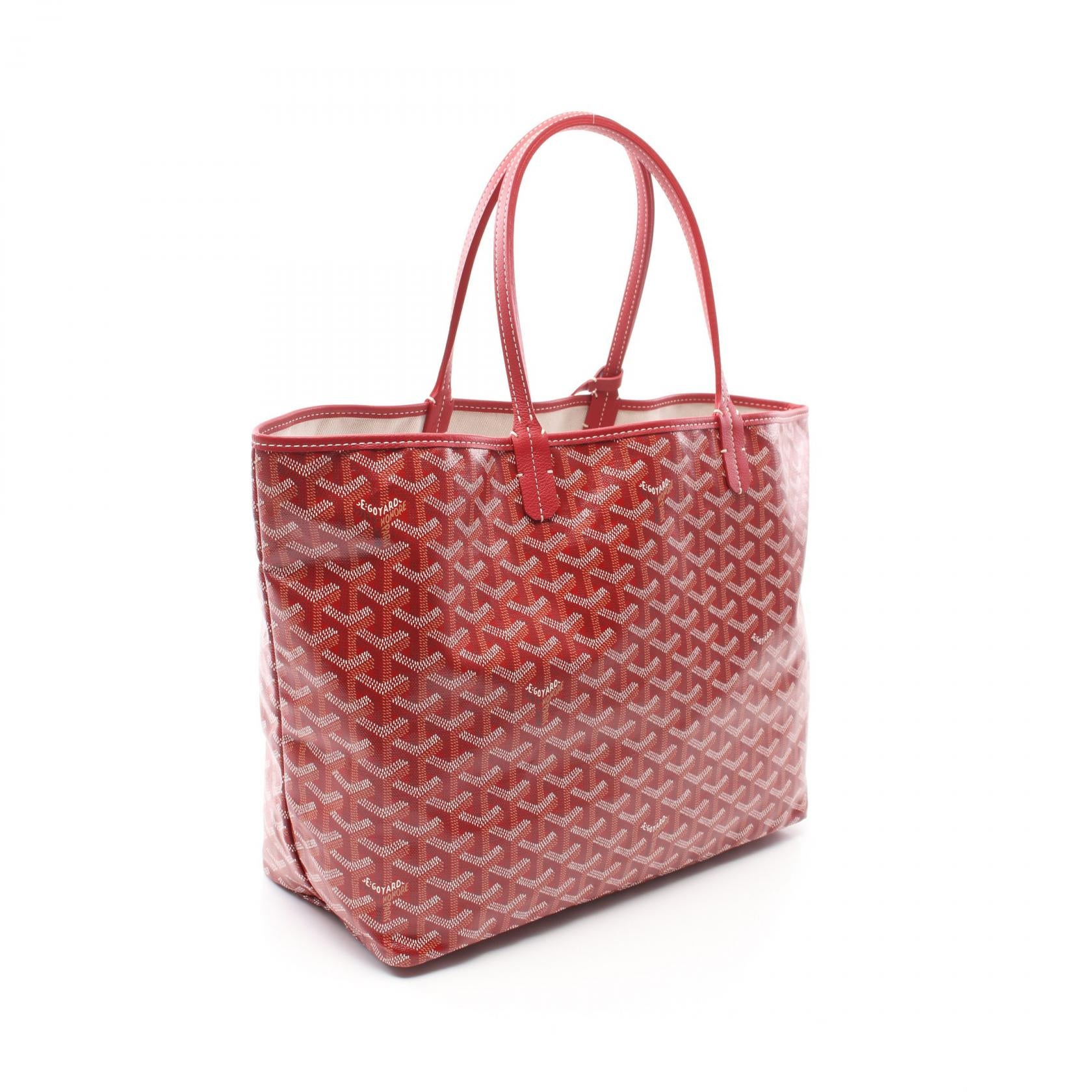 Goyard St. Louis PM Tote Bag PVC Canvas Leather