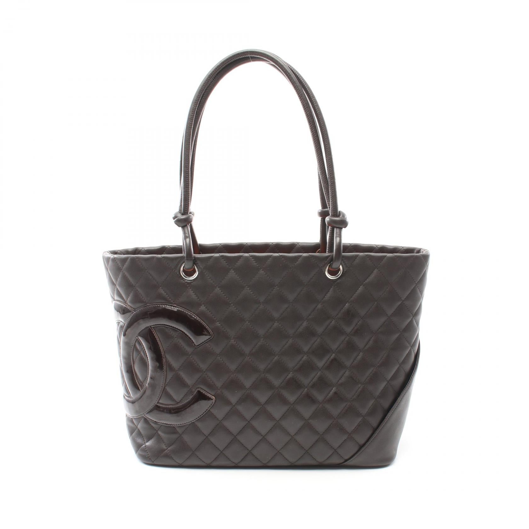 Chanel Cambon Large Tote Bag Brown A25169