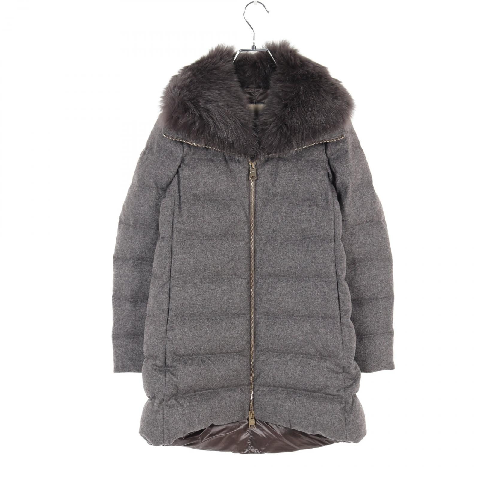 Herno Down Jacket Cashmere Silk Gray