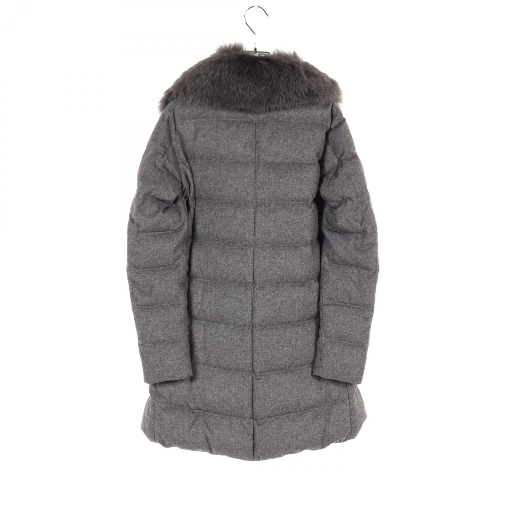 Herno Down Jacket Cashmere Silk Gray