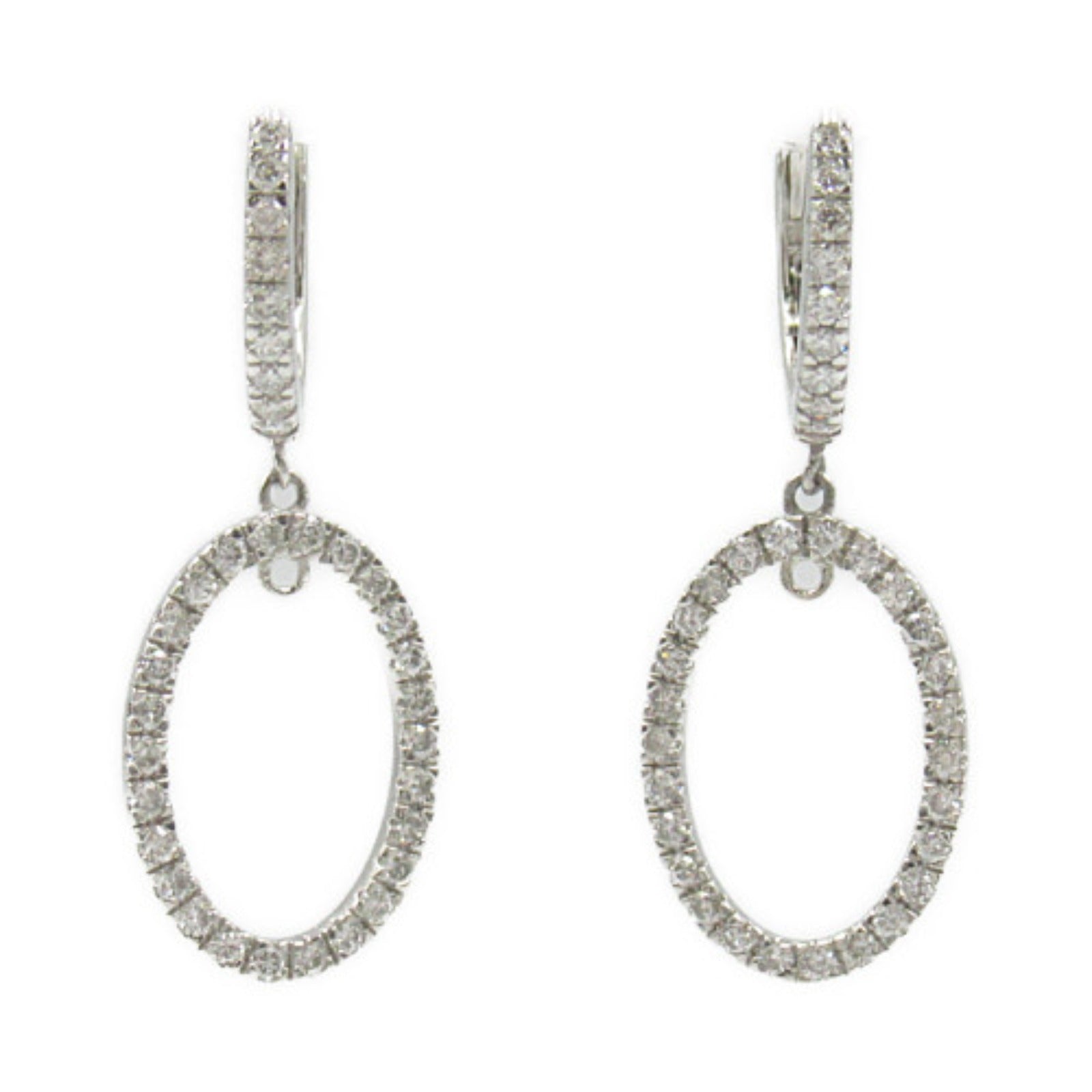 Platinum Diamond Earrings Jewelry