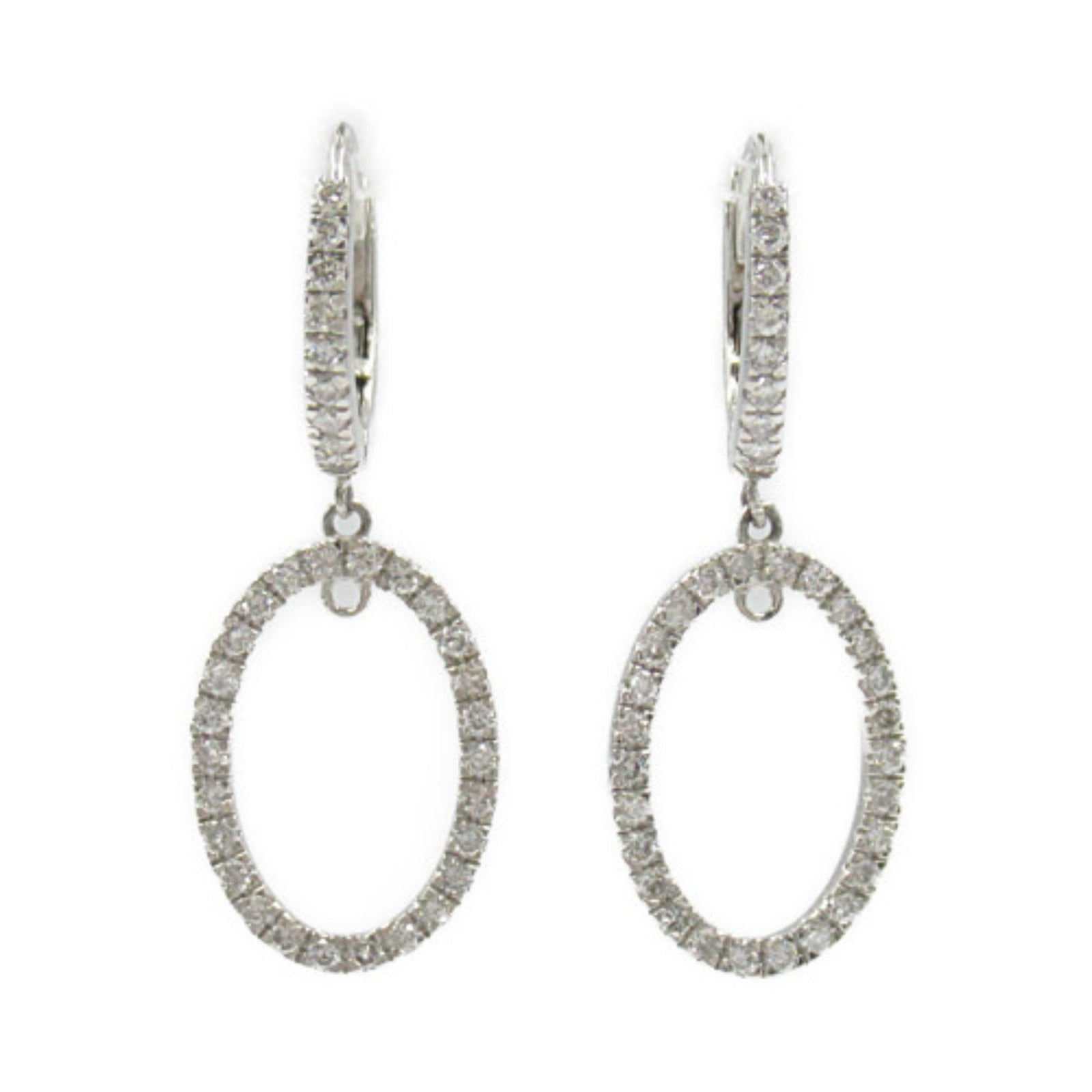 Platinum Diamond Earrings Jewelry