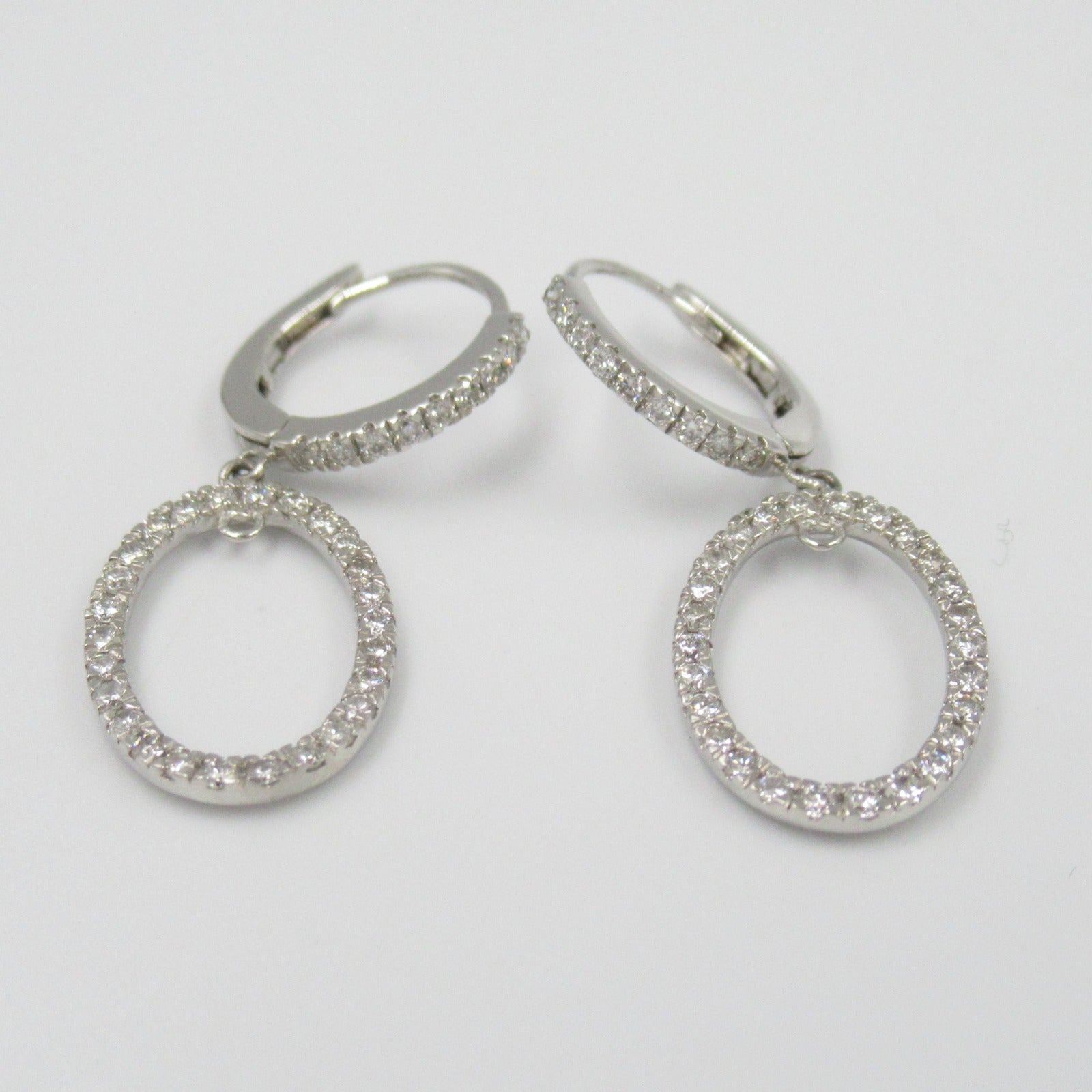 Platinum Diamond Earrings Jewelry