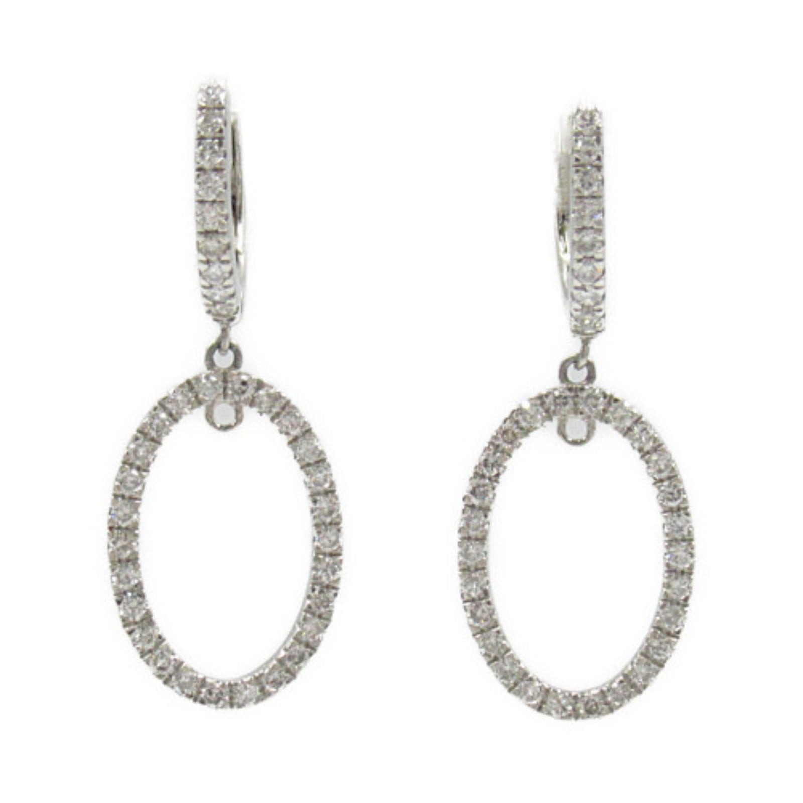 Platinum Diamond Earrings Jewelry