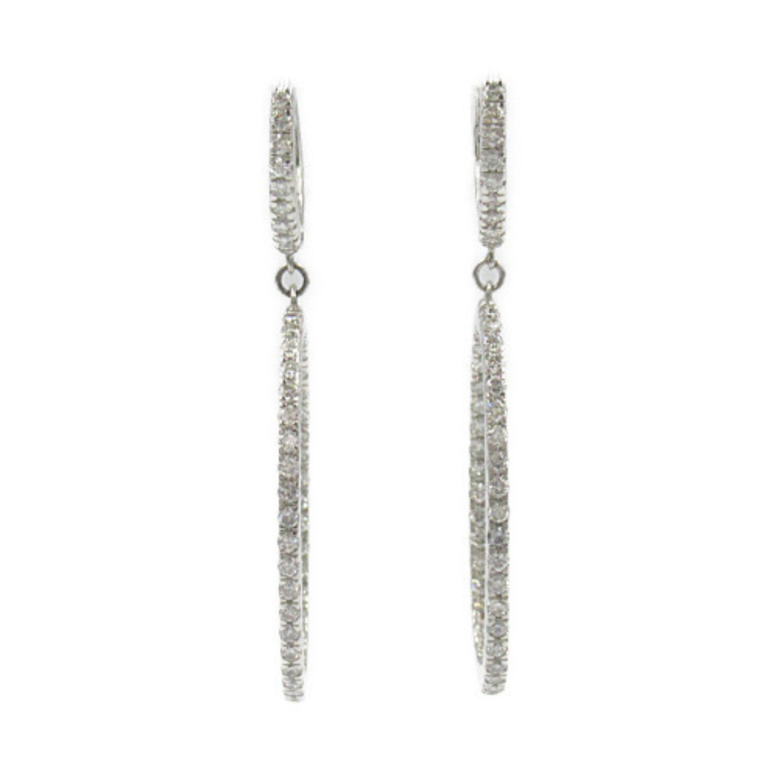 Platinum Diamond Earrings Jewelry