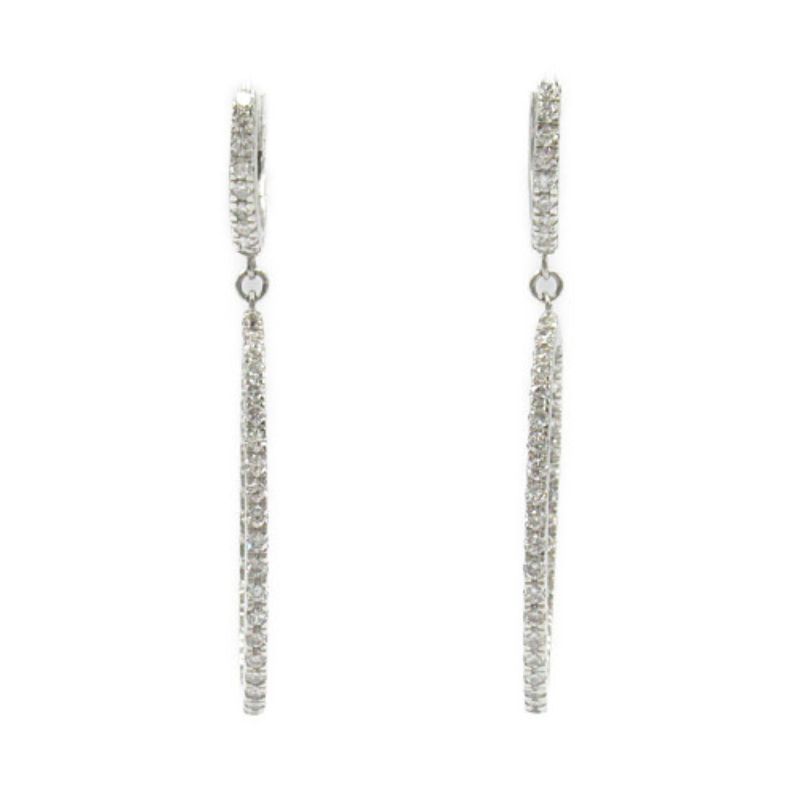 Platinum Diamond Earrings Jewelry