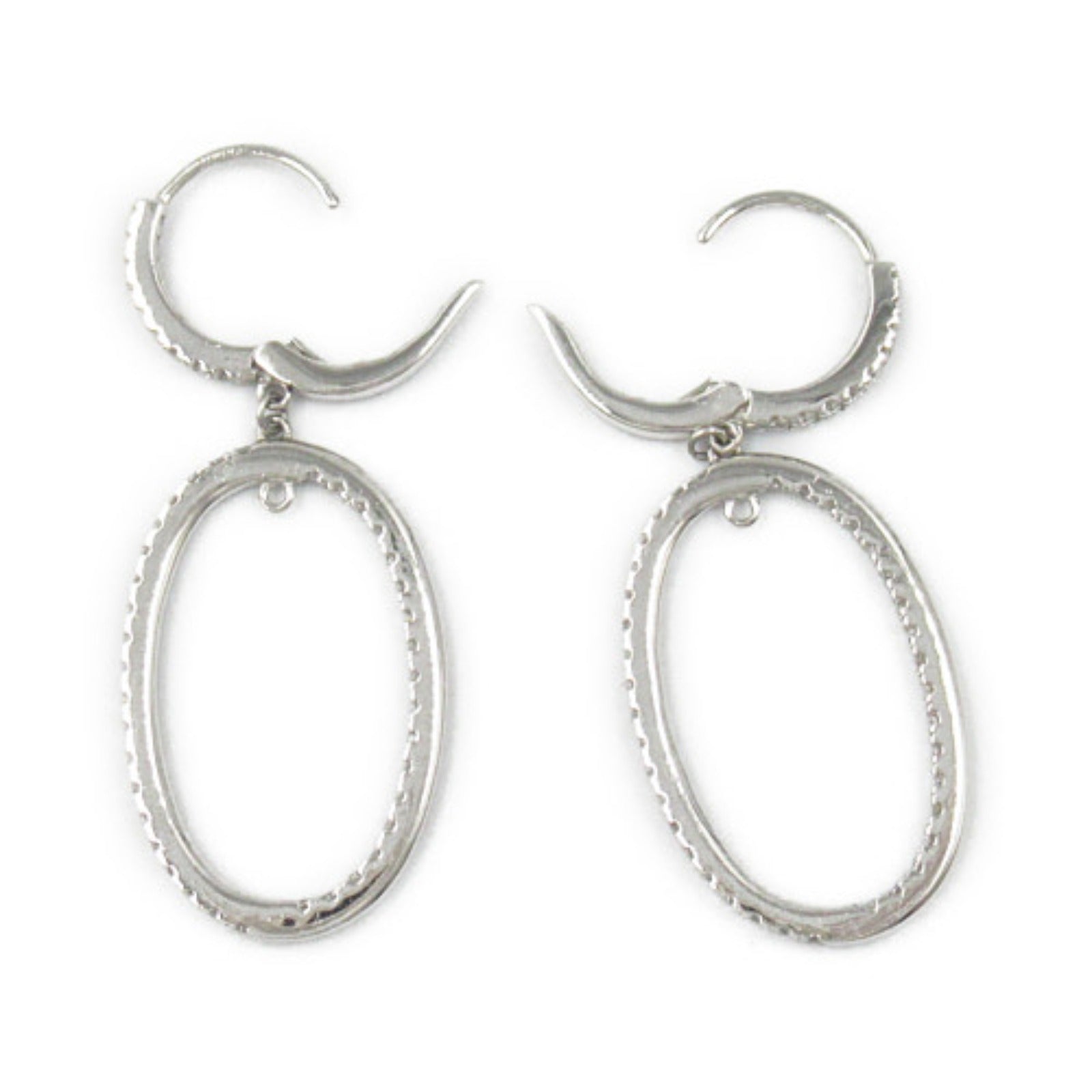 Platinum Diamond Earrings Jewelry