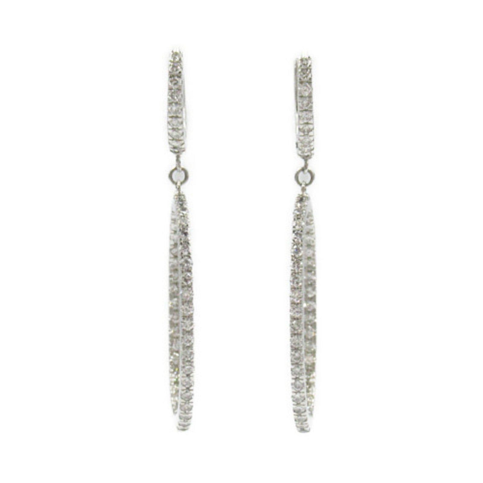 Platinum Diamond Earrings Jewelry