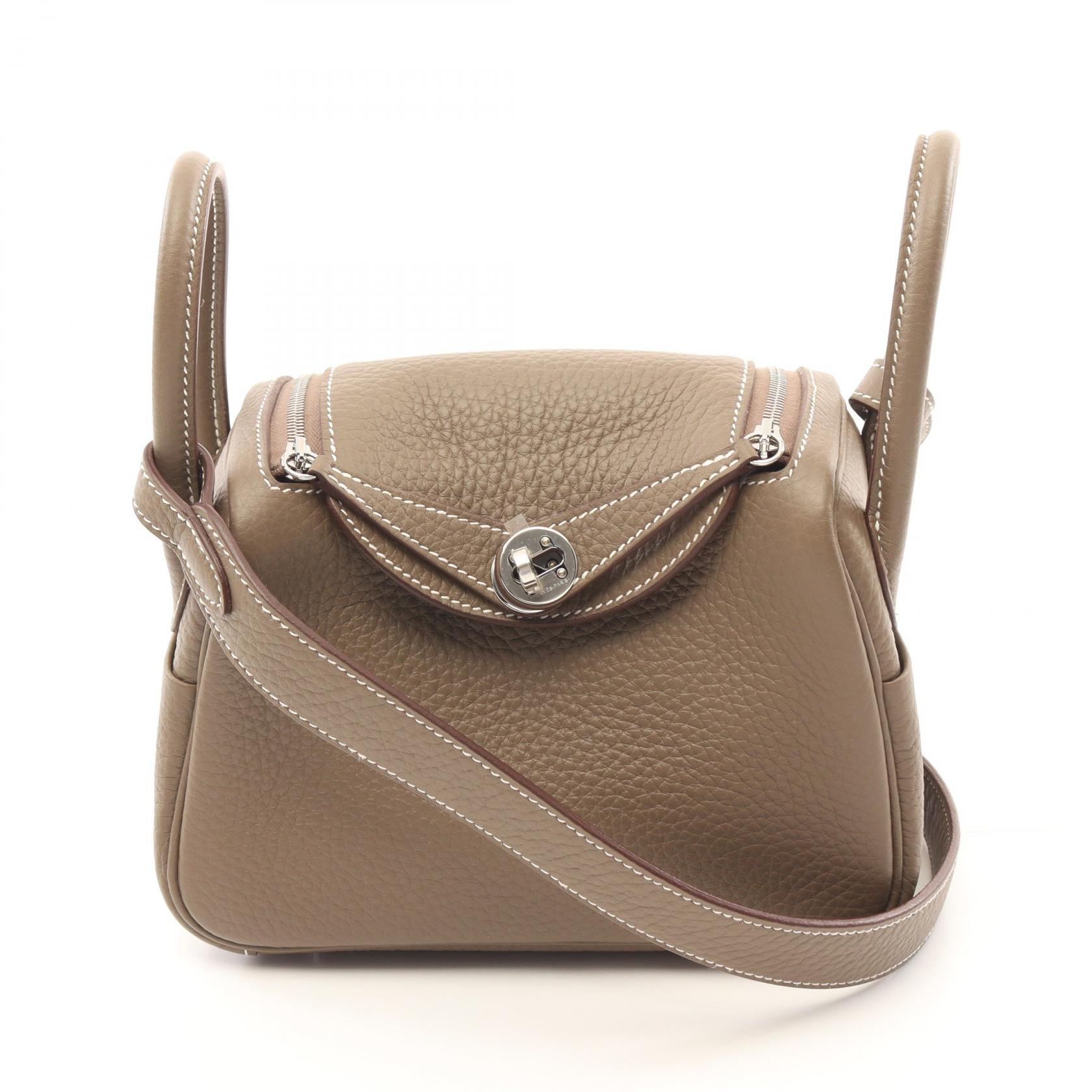 Hermes Lindy Mini Shoulder Bag Brown