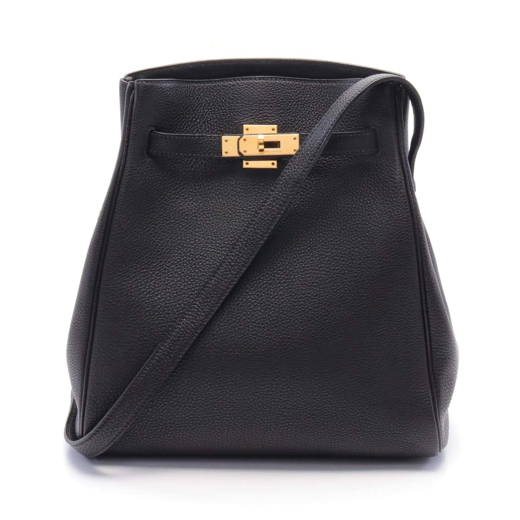 Hermes So Kelly 26 Shoulder Bag Black