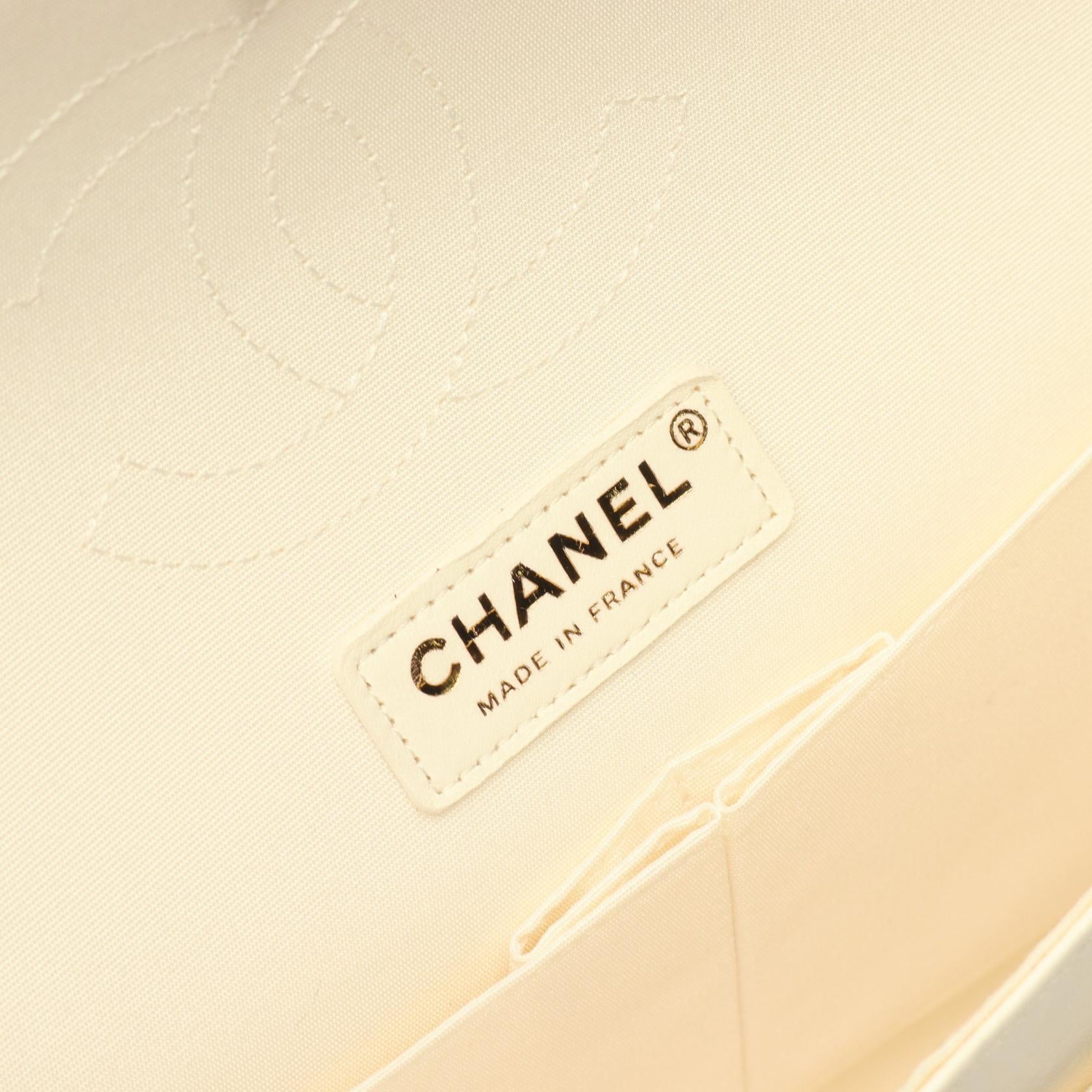 Chanel Canvas Matelasse W Flap Shoulder Bag