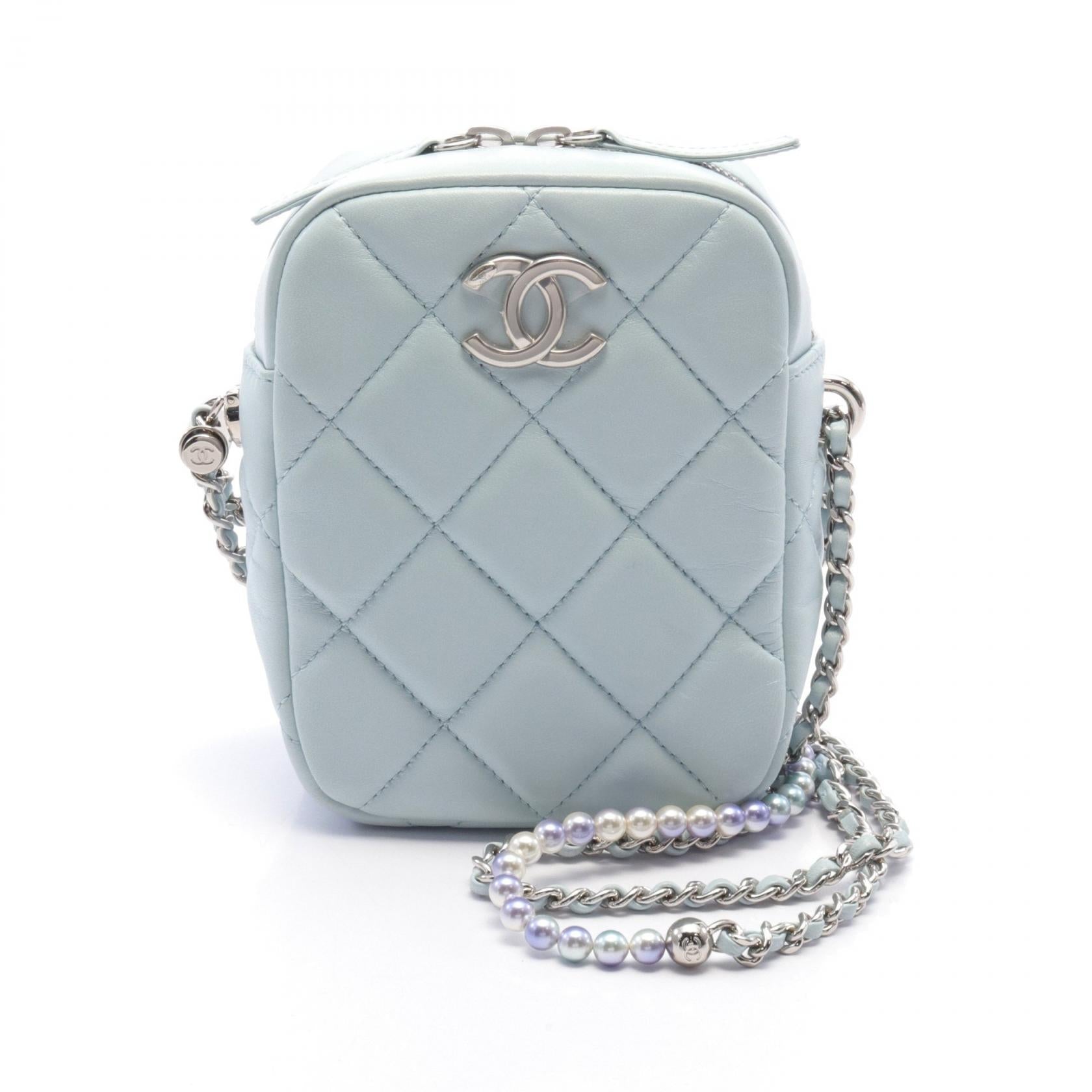 Chanel Matelasse Faux Pearl Shoulder Bag