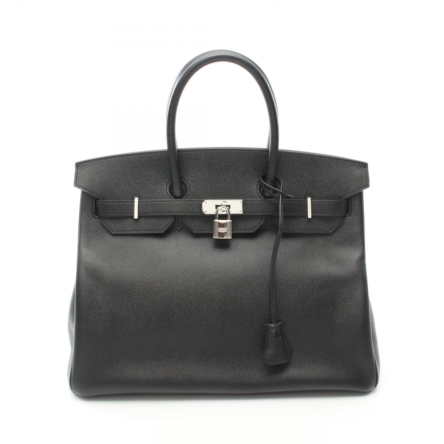 Hermes Birkin 35 Handbag Black