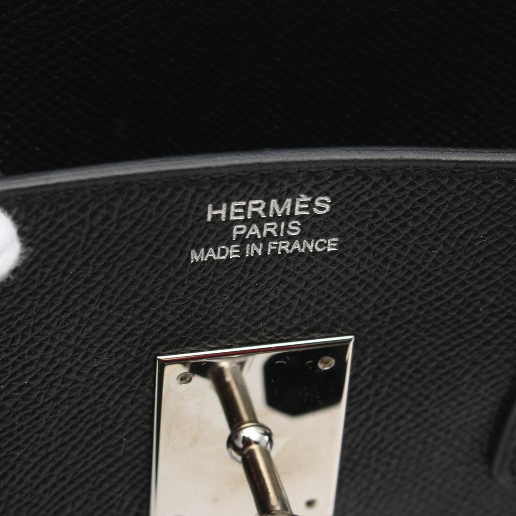 Hermes Birkin 35 Handbag Black