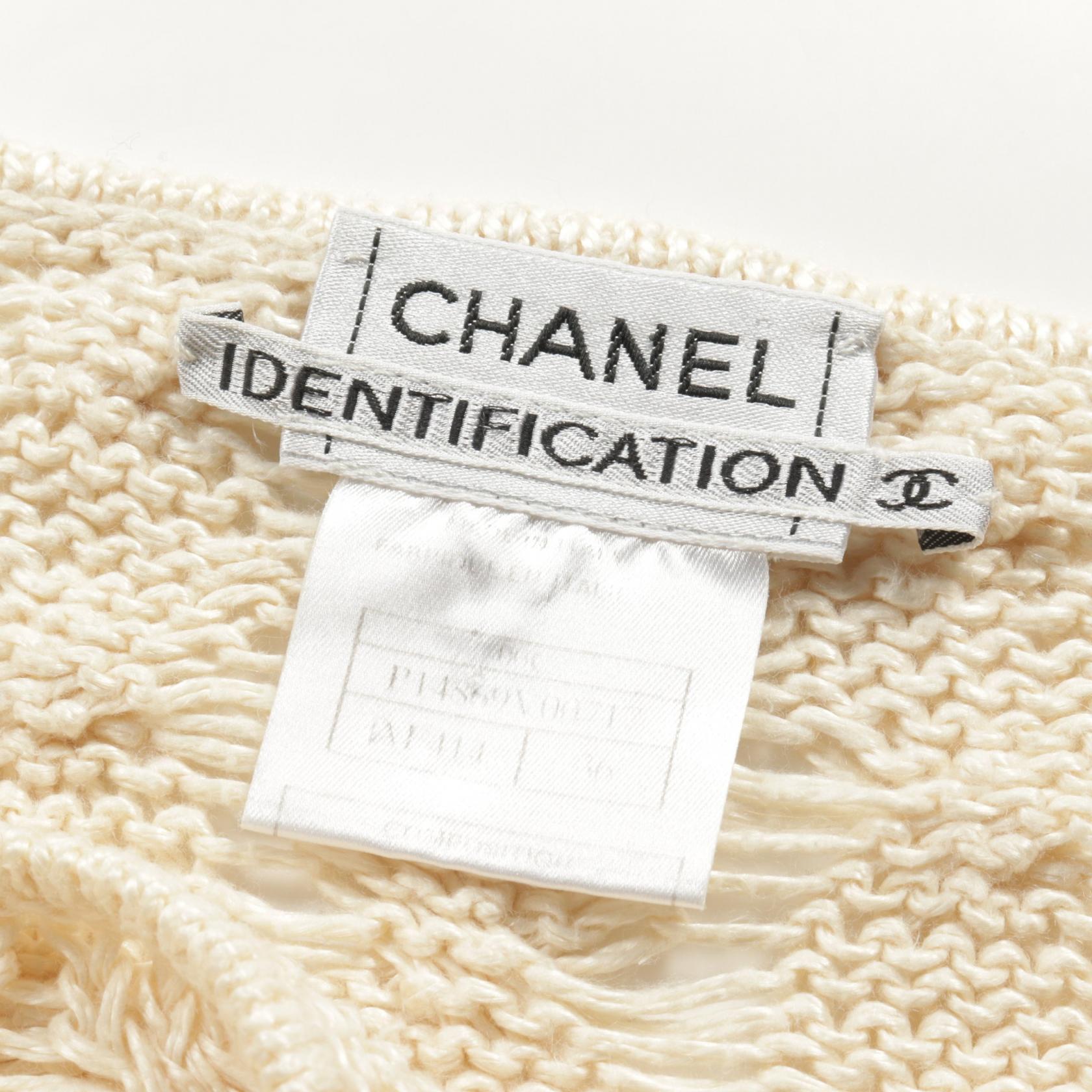 Chanel Knit Top Ivory P14869