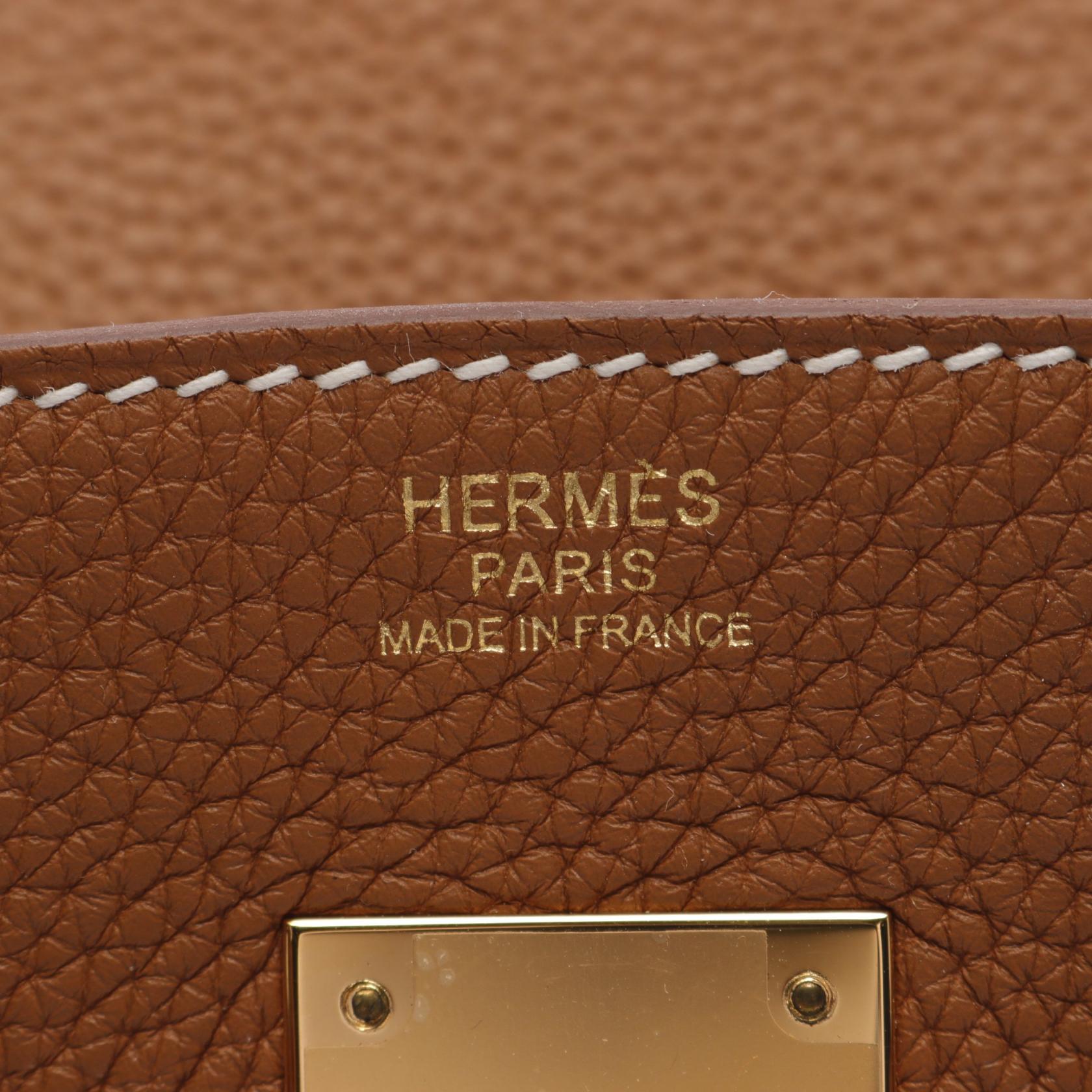 Hermes Birkin 30 Togo Handbag Brown