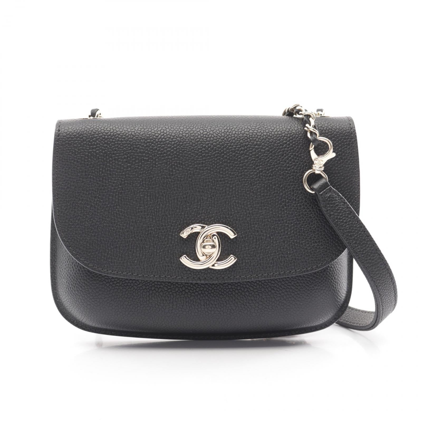 Chanel Leather Coco Mark Shoulder Bag