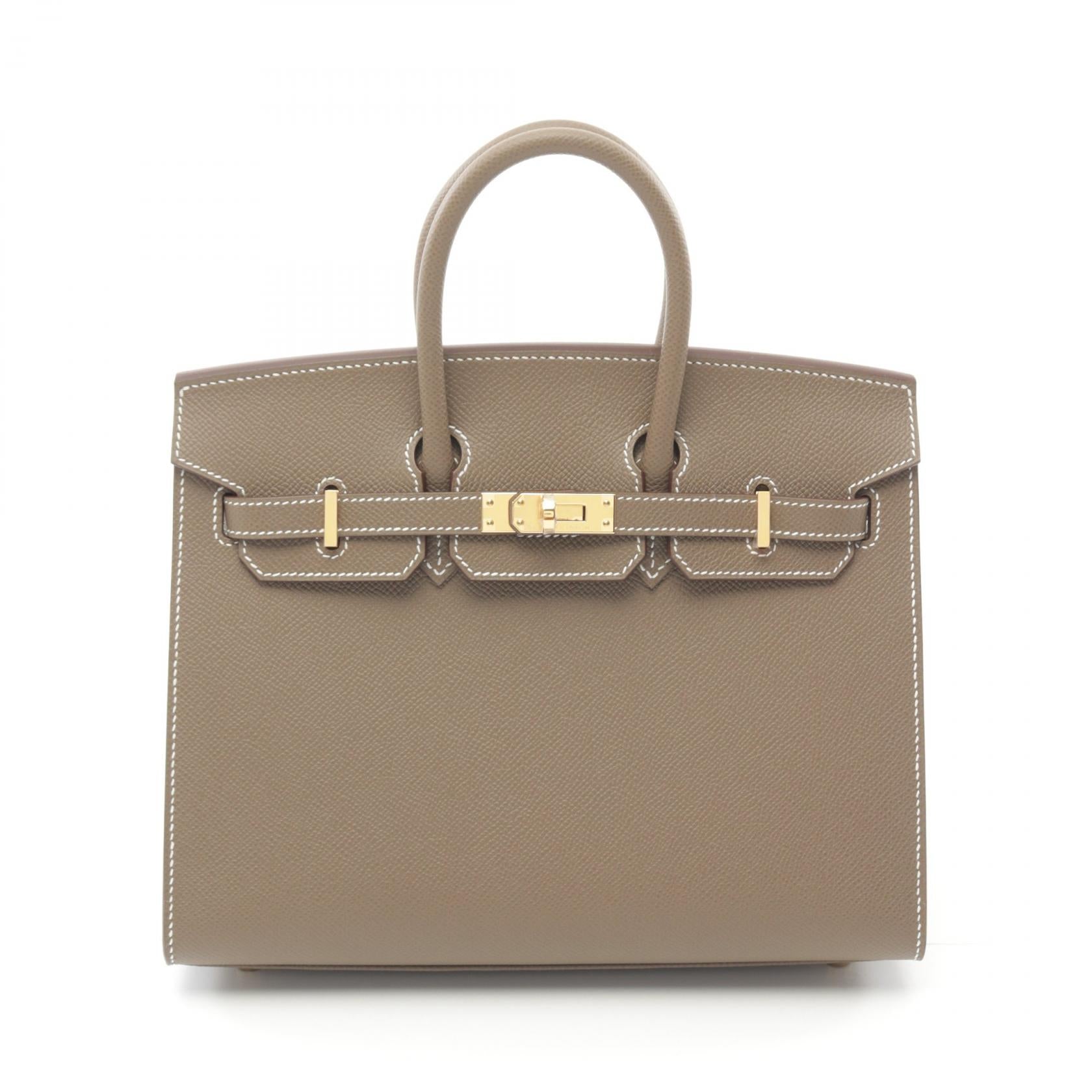 Hermes Birkin 25 Handbag Brown