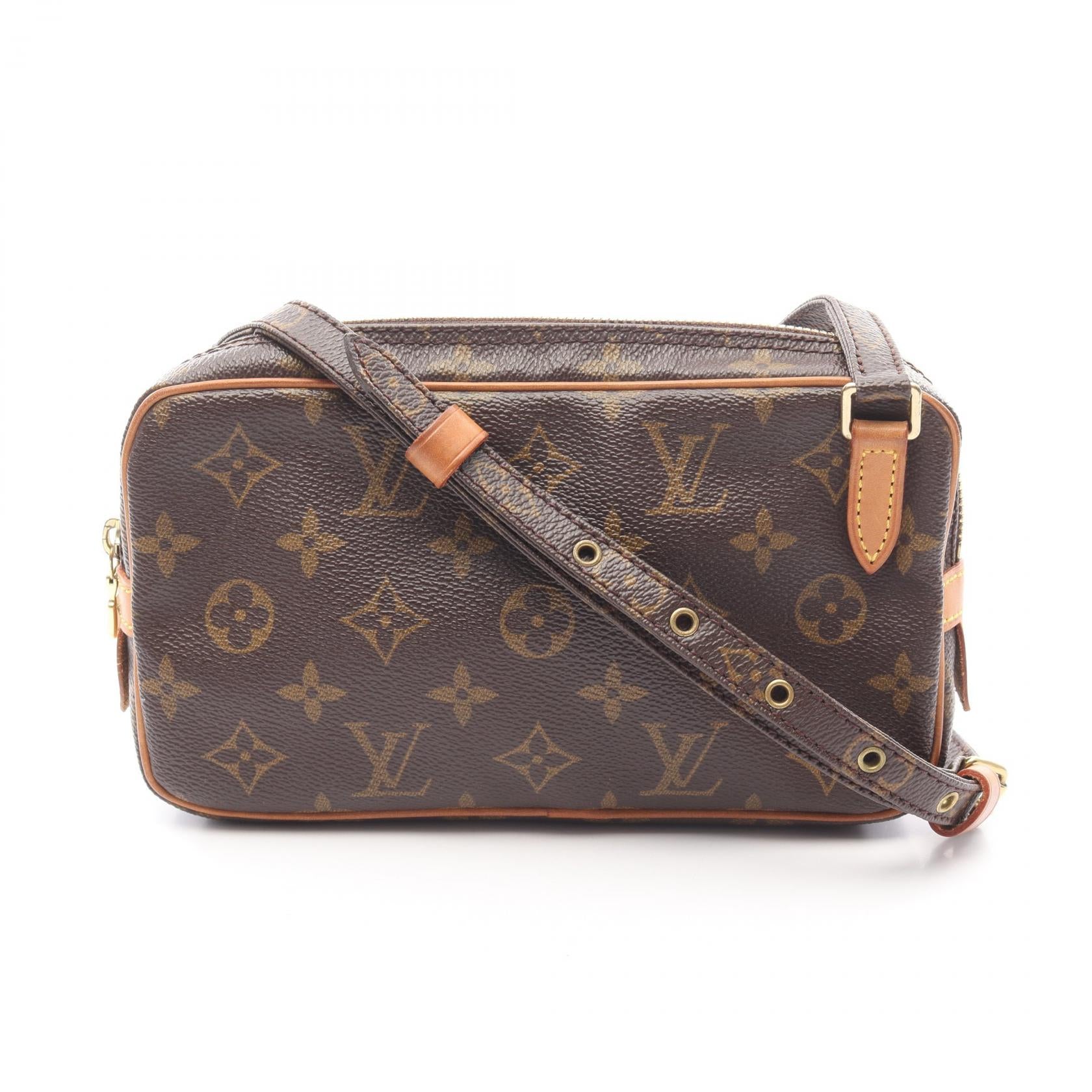 Louis Vuitton Marly Bandouliere Monogram Coated Canvas Shoulder Bag