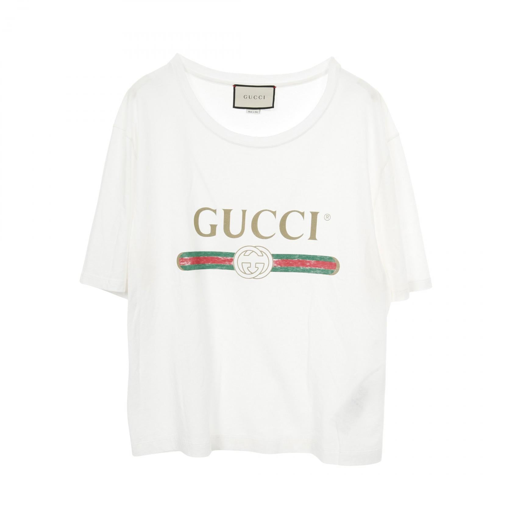 Gucci GUCCI Logo Cotton Top