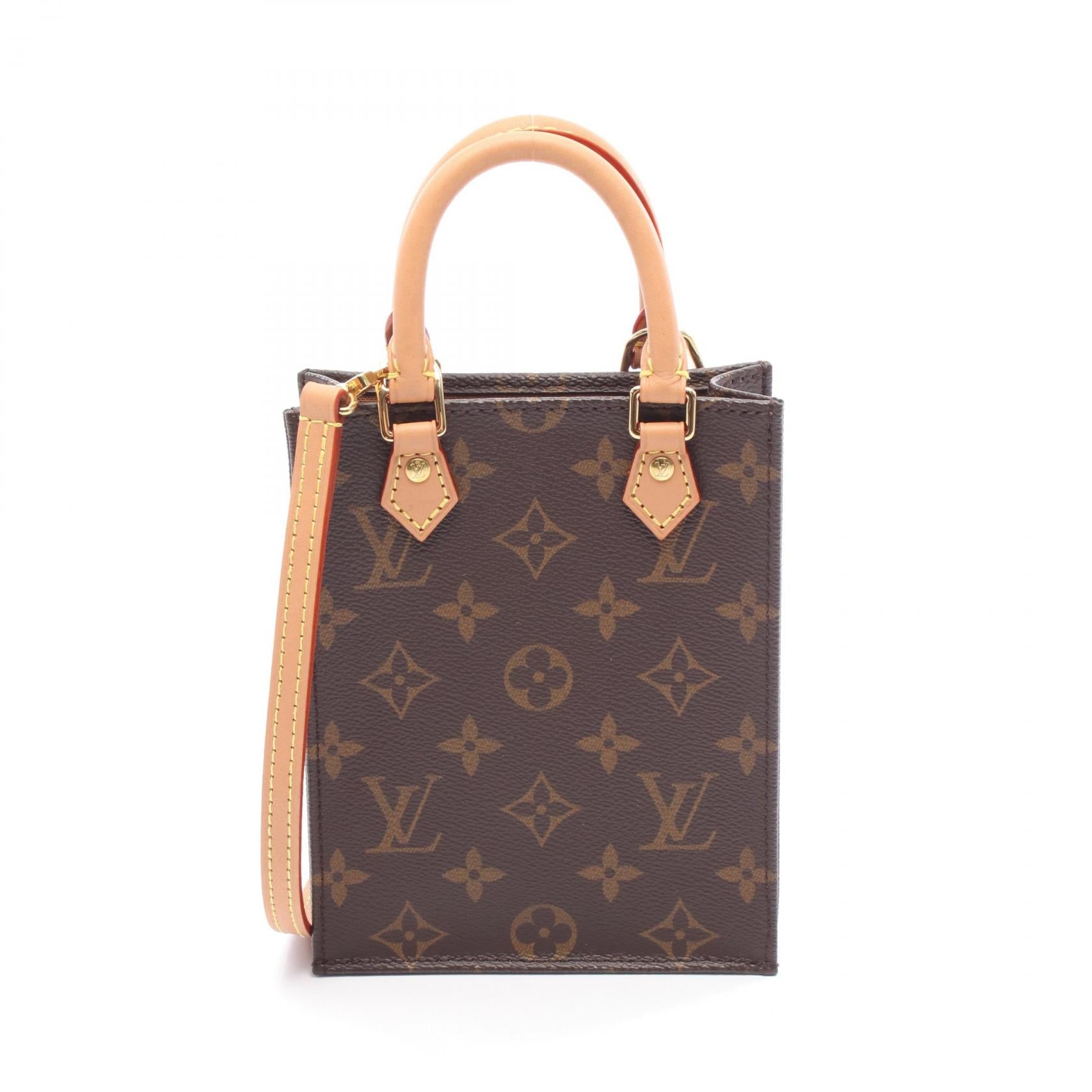 Louis Vuitton Petit Sac Plat Monogram 2way bag