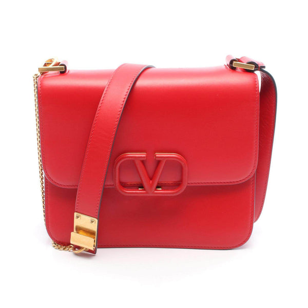 Valentino V Sling Leather Shoulder Bag