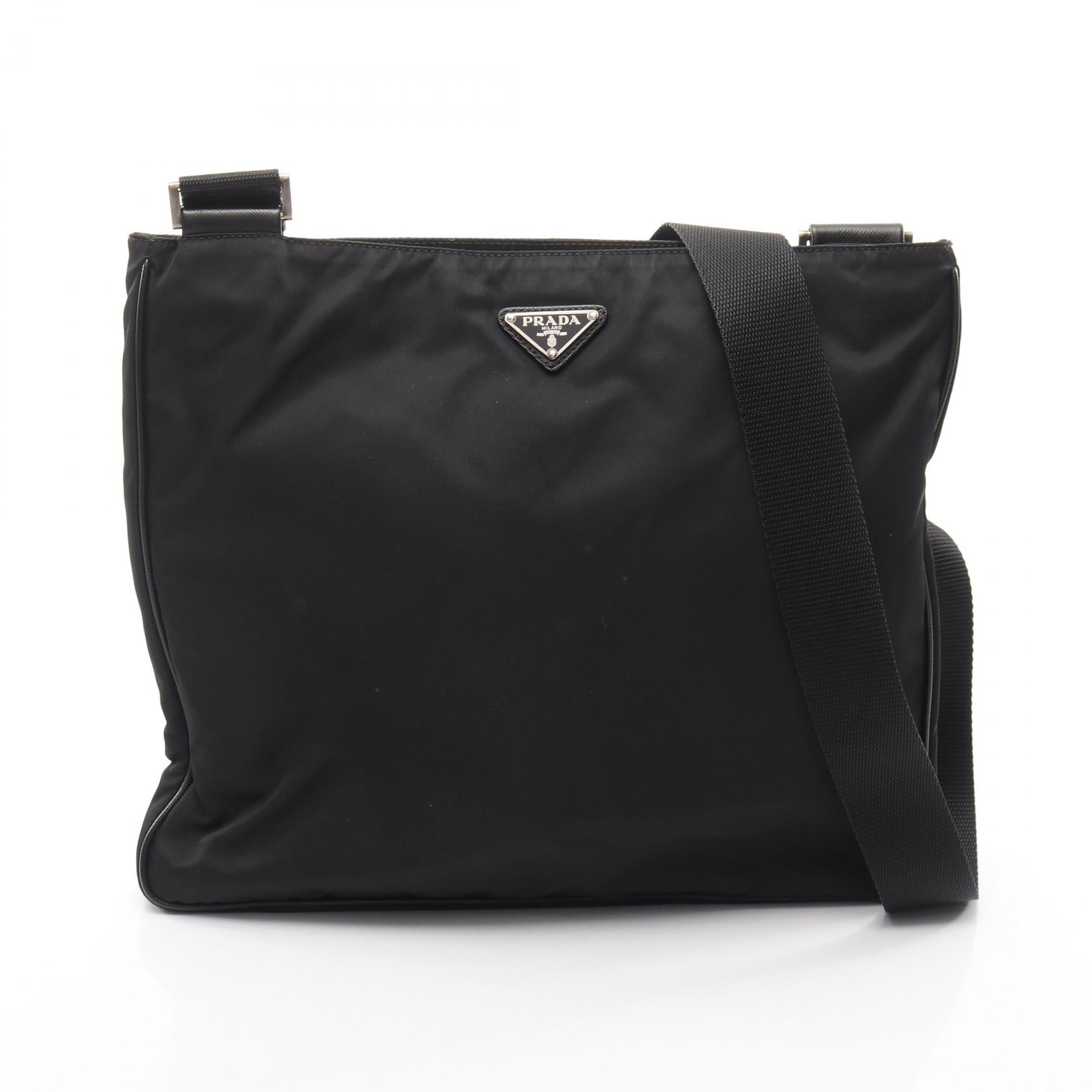 Prada Tessuto Saffiano Shoulder Bag