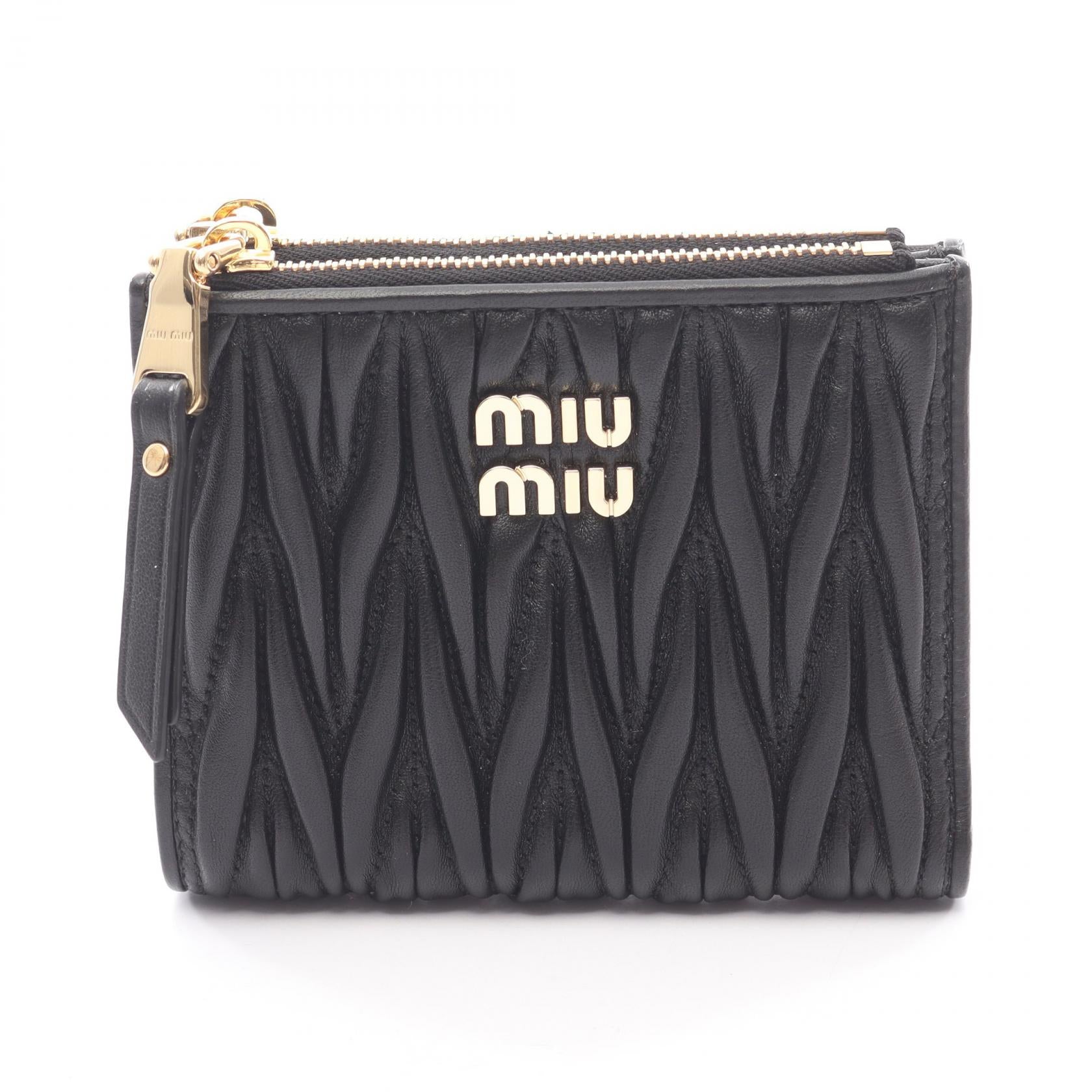 Miu Miu MATELASSE MIU Leather Wallet