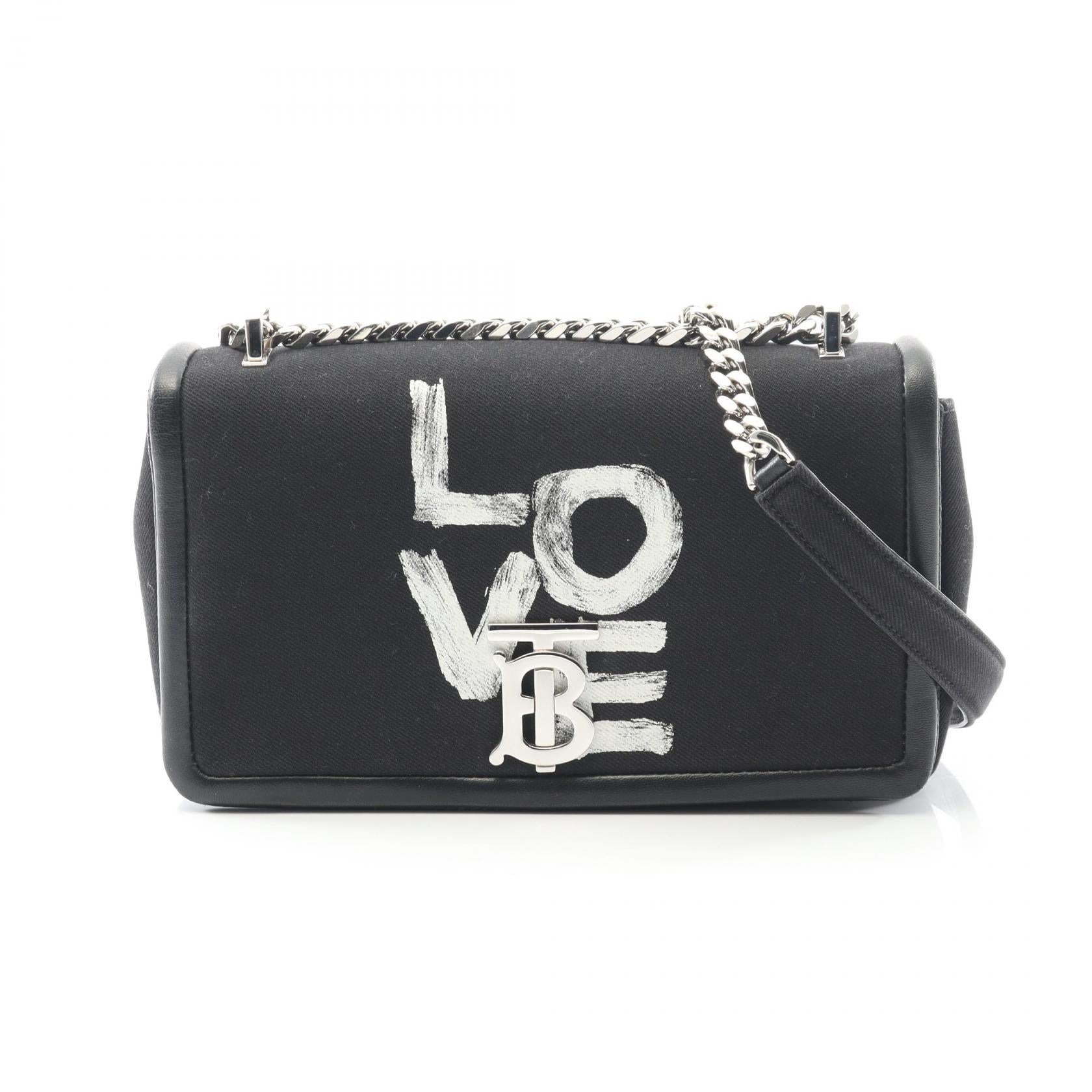 Burberry Canvas Leather Shoulder Bag