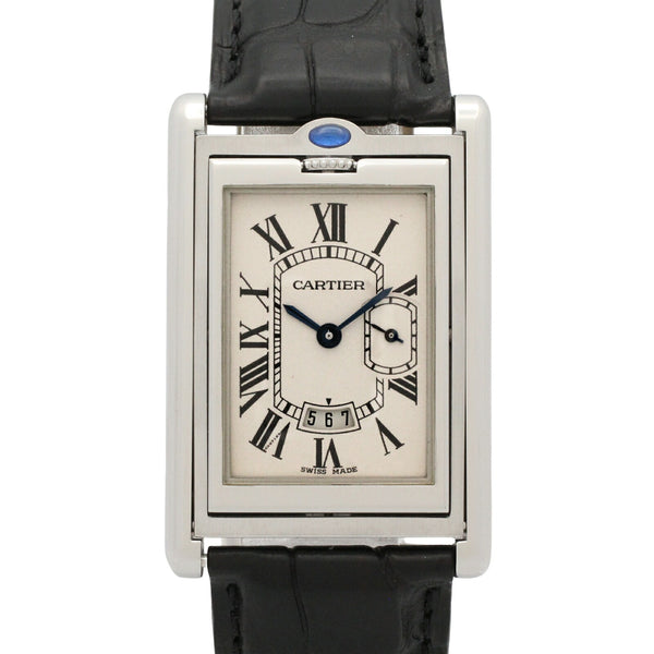 Cartier Tank Basculante Stainless Steel Watch