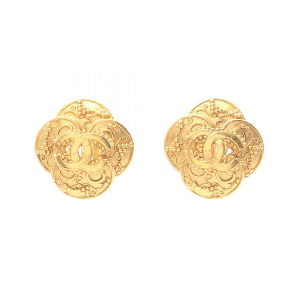 Chanel Coco Mark Flower Earrings