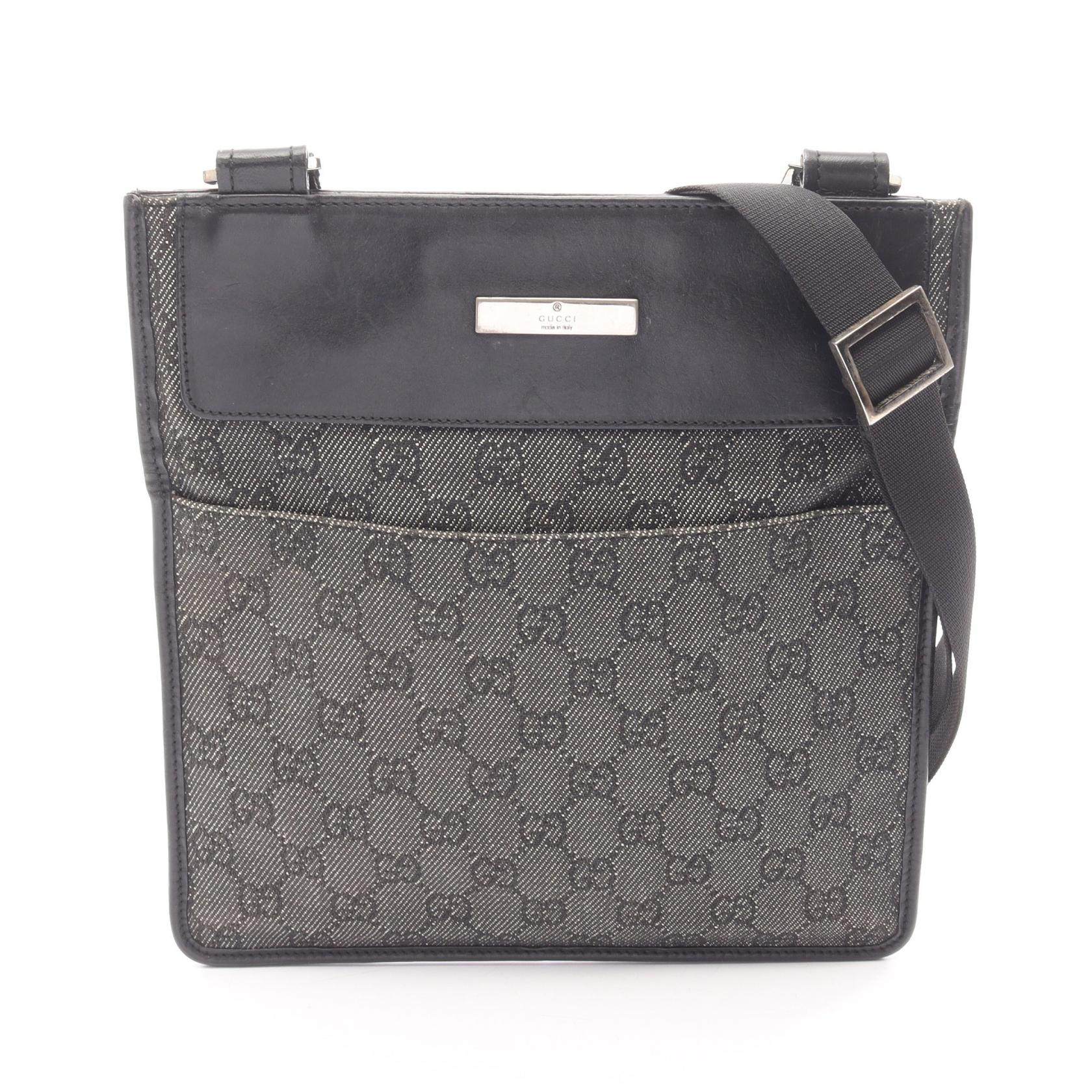 Gucci GG Denim Shoulder Bag