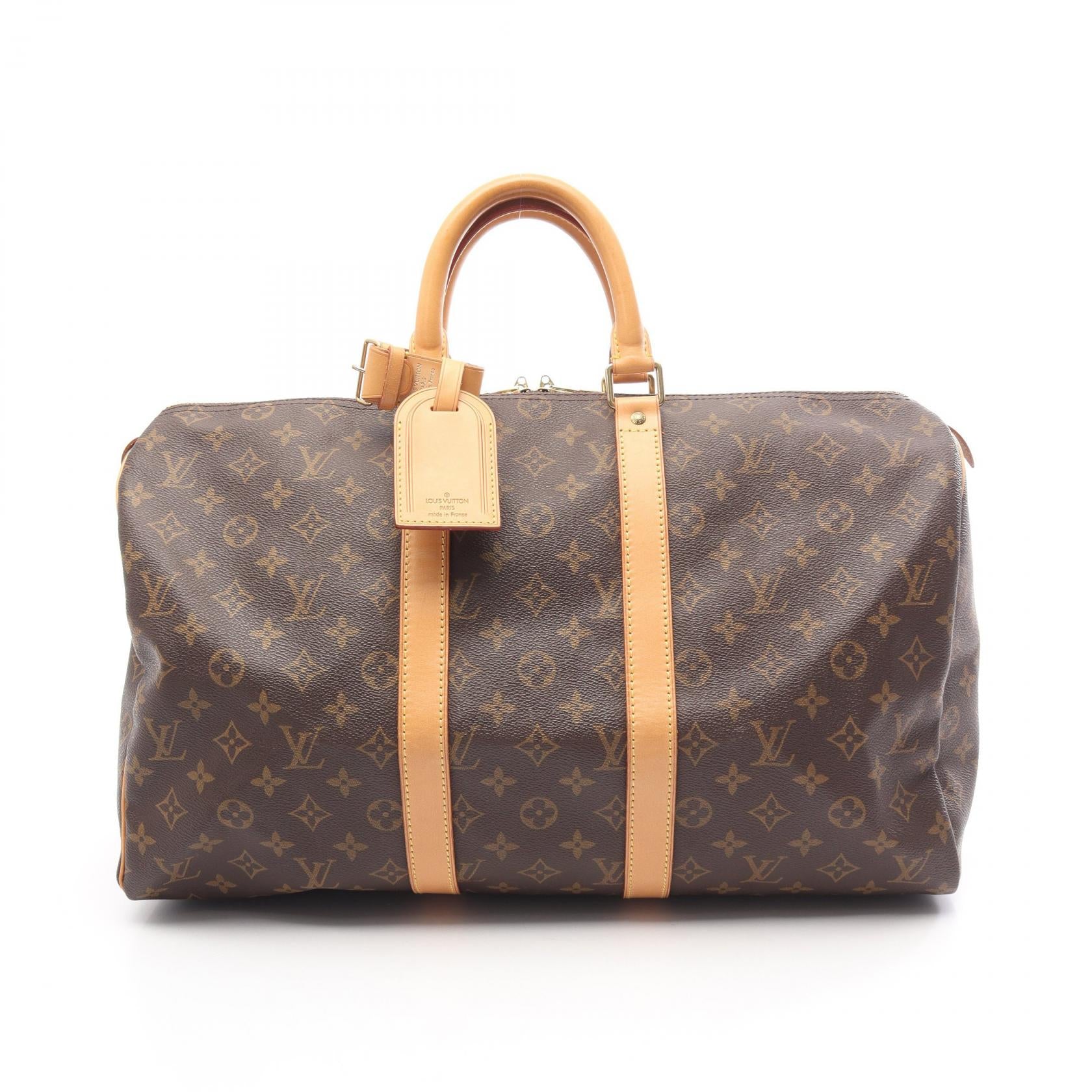 Louis Vuitton Keepall Boston Bag Monogram Coated Canvas