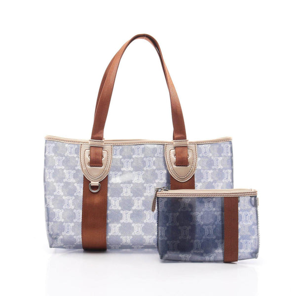 CELINE Macadam Coated Canvas Tote Bag