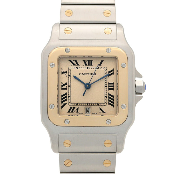 Cartier Santos Galbee Au750 Stainless Steel Watch