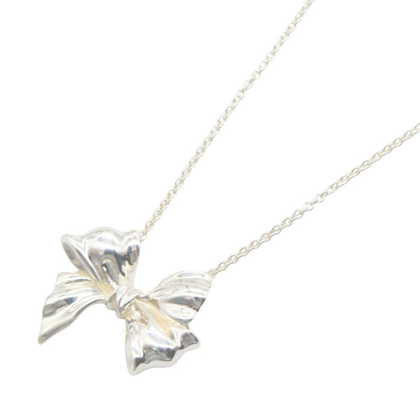 Tiffany＆Co. Ribbon 925 Silver Necklace