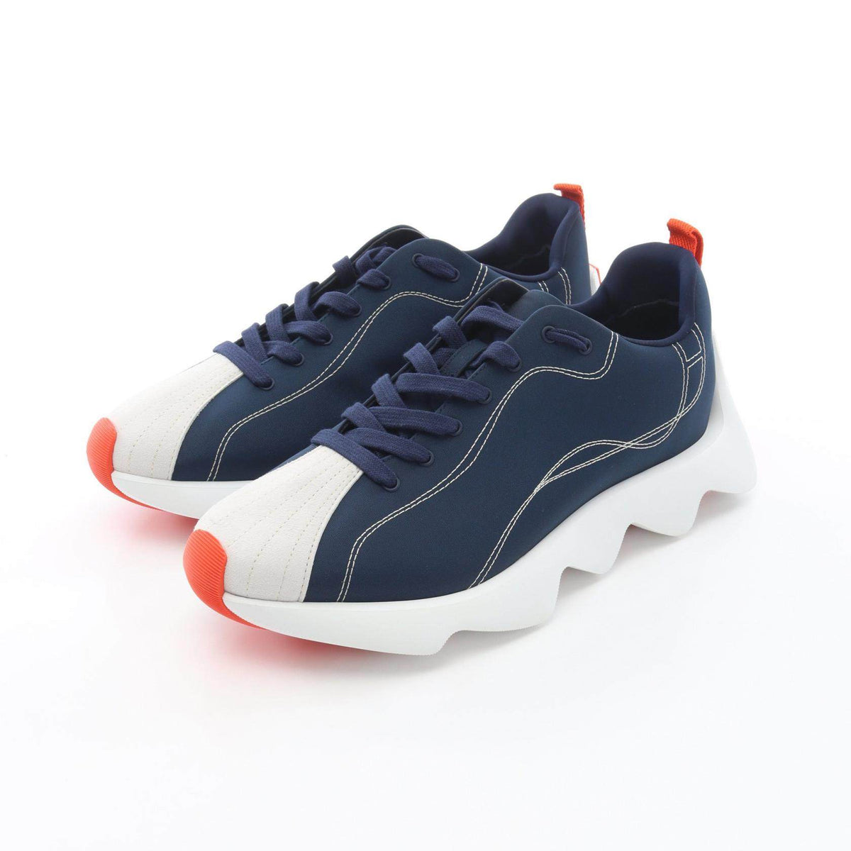 Hermes Envol Suede Fabric Sneakers