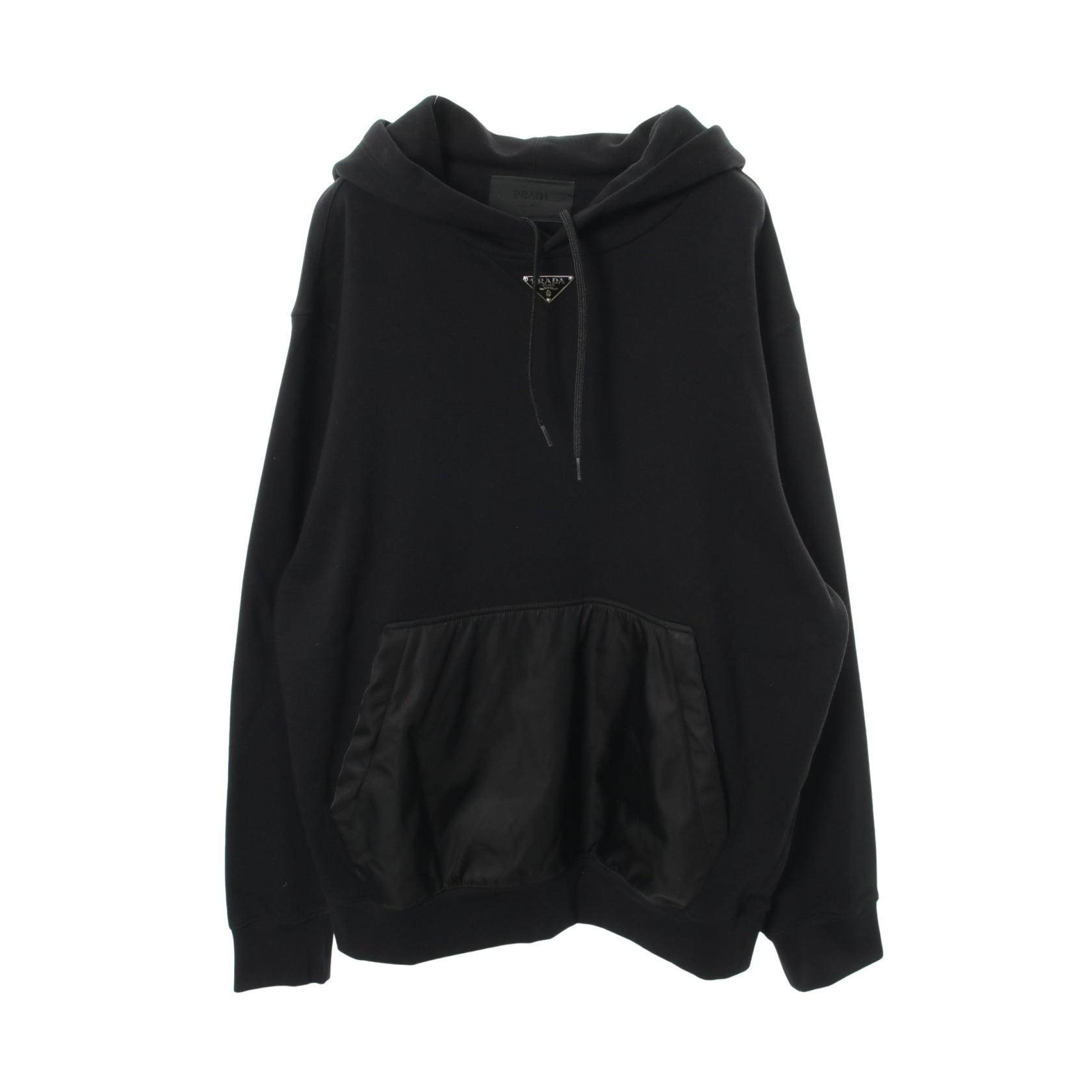 Prada Re-Nylon Cotton Nylon Hoodie