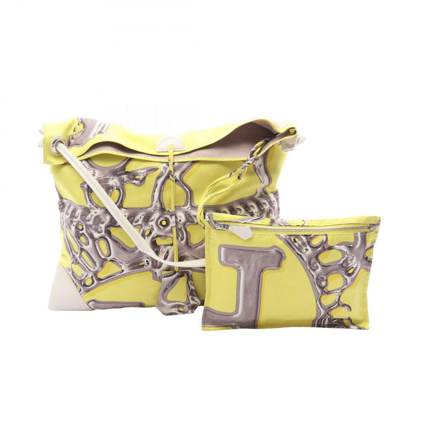 Hermes Silky City PM Silk Leather Shoulder Bag